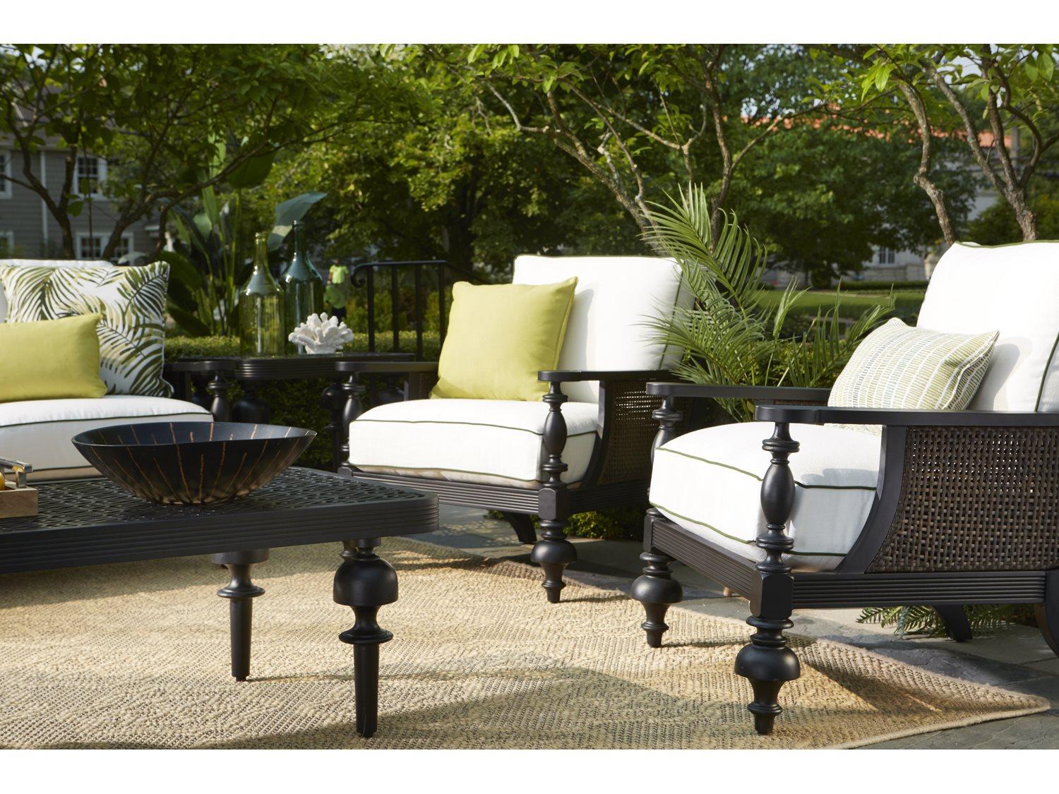 Lane Venture Hemingway Plantation Cast Aluminum Outdoor Lounge Set