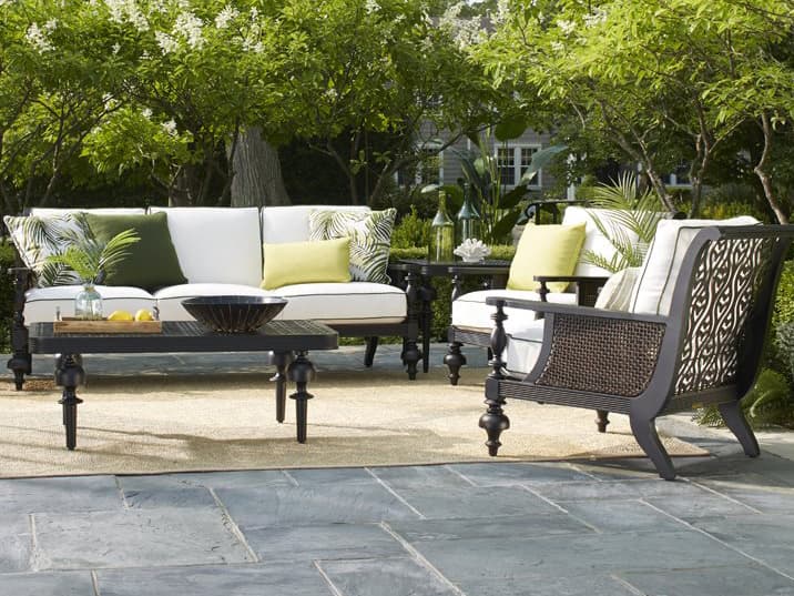 Lane Venture Hemingway Plantation Cast Aluminum Patio Lounge Set