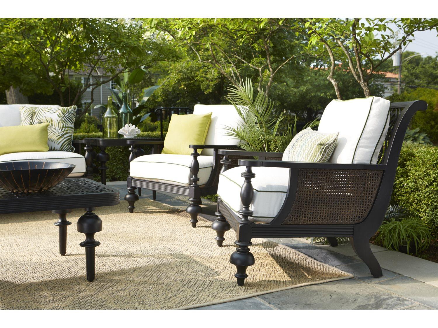Lane Venture Hemingway Plantation Cast Aluminum Outdoor Lounge Set