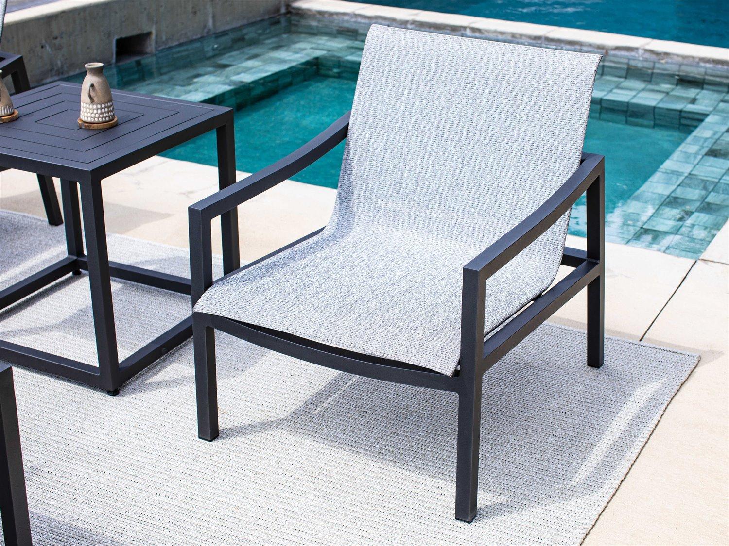 Lane Venture Escape Sling Aluminum Outdoor Patio Lounge Set