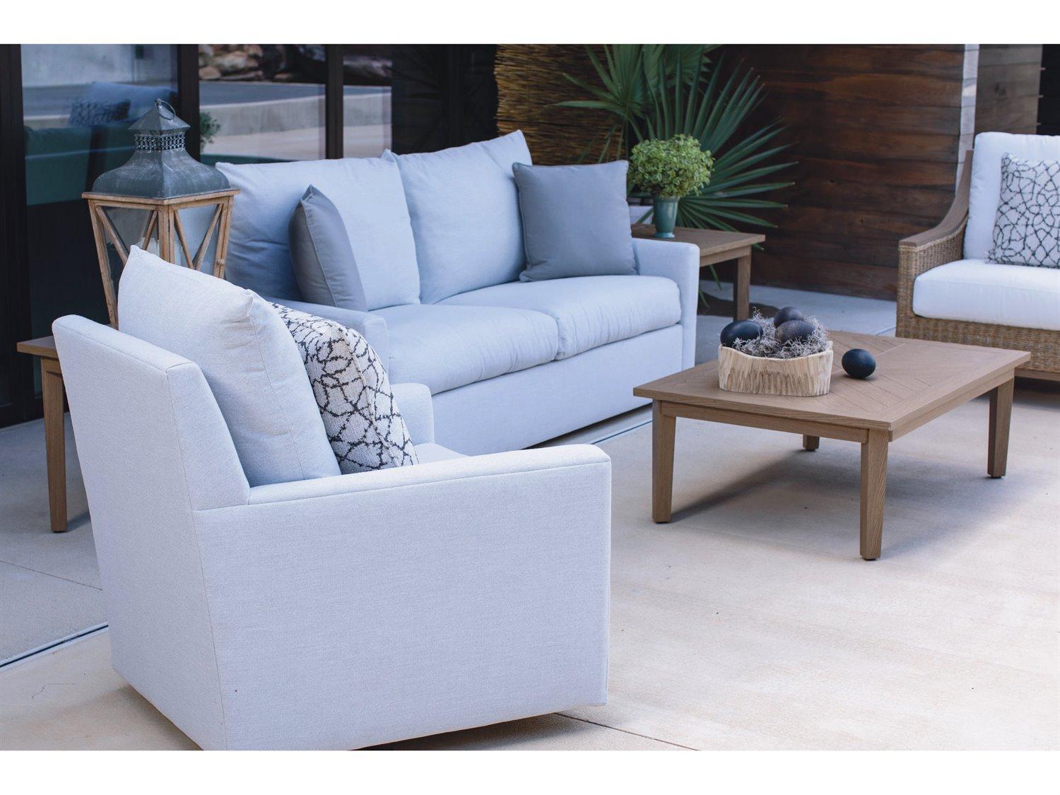 Lane Venture Hemmingway Resort Honey Oak Aluminum Patio Lounge Set