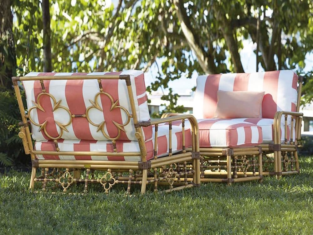 Lane Venture Mimi By Celerie Kemble Aluminum Cushion Patio Lounge Set