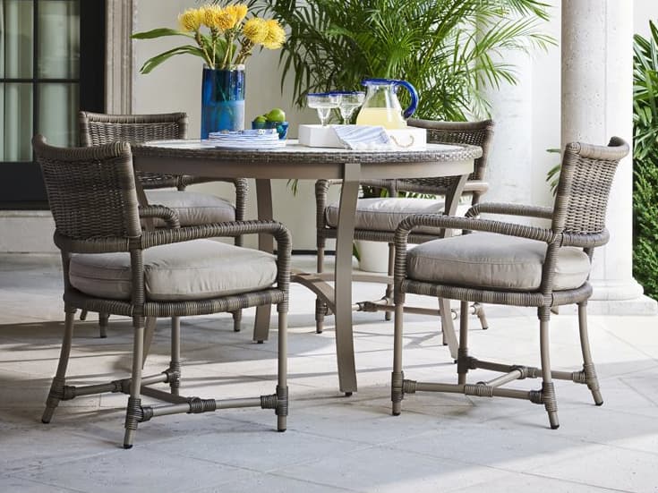Lane Venture Oasis Wicker Patio Dining Set