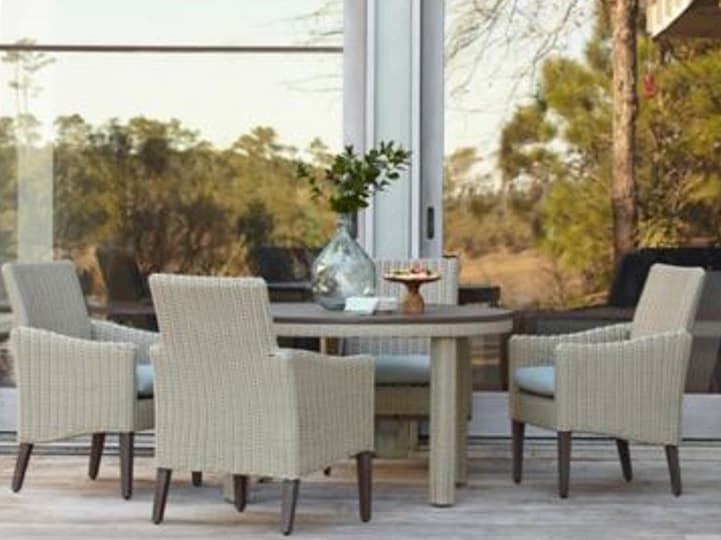 Lane Venture Requisite Wicker Outdoor Dining Set