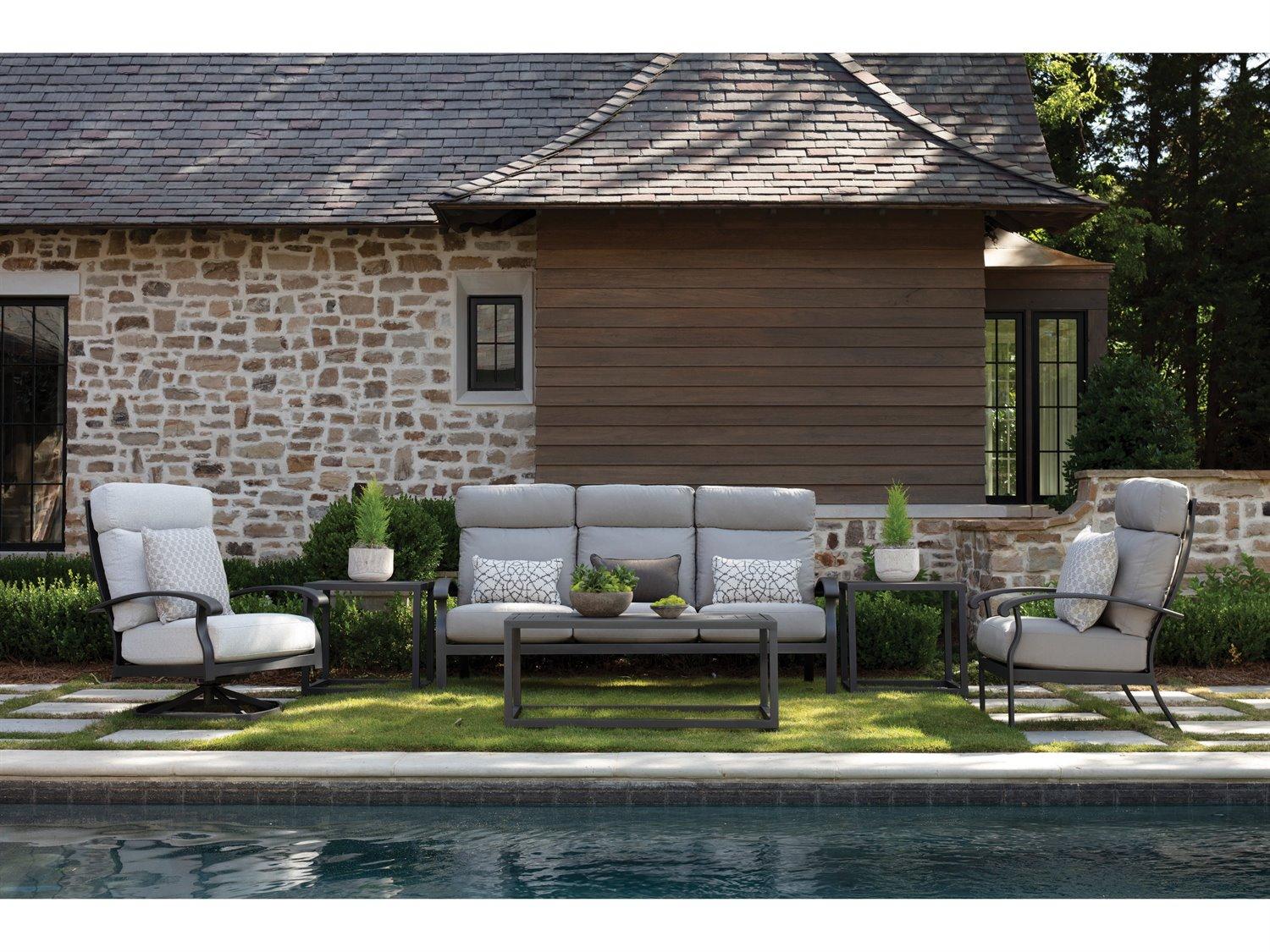 Lane Venture Smith Lake Aluminum Patio Lounge Set