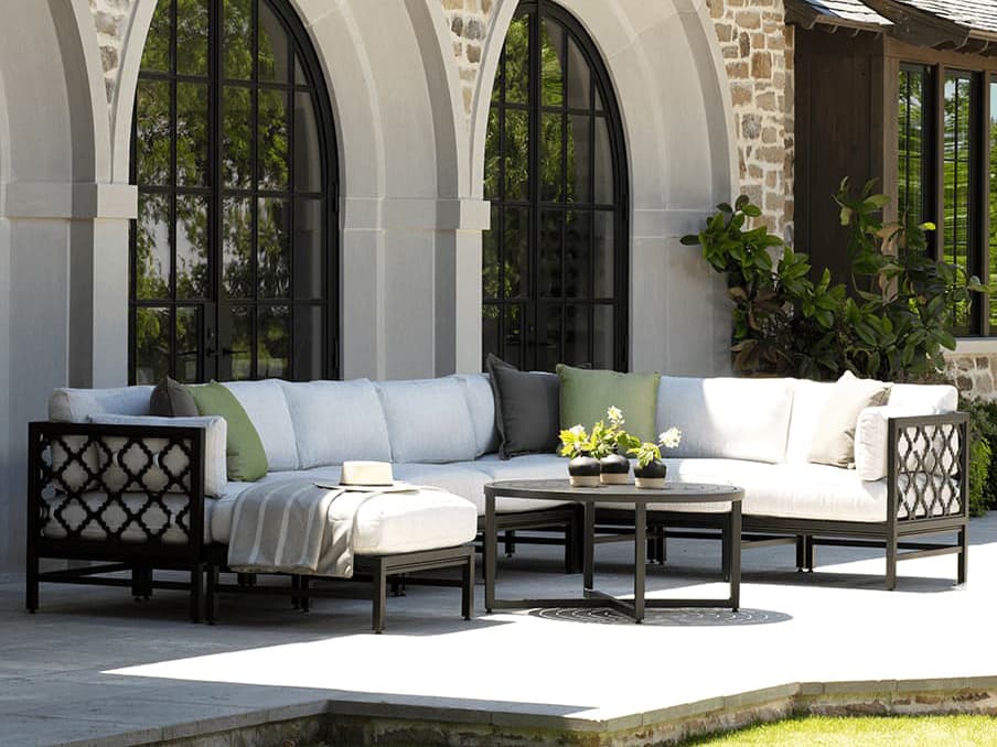 Lane Venture Willow Aluminum Cushion Patio Lounge Set