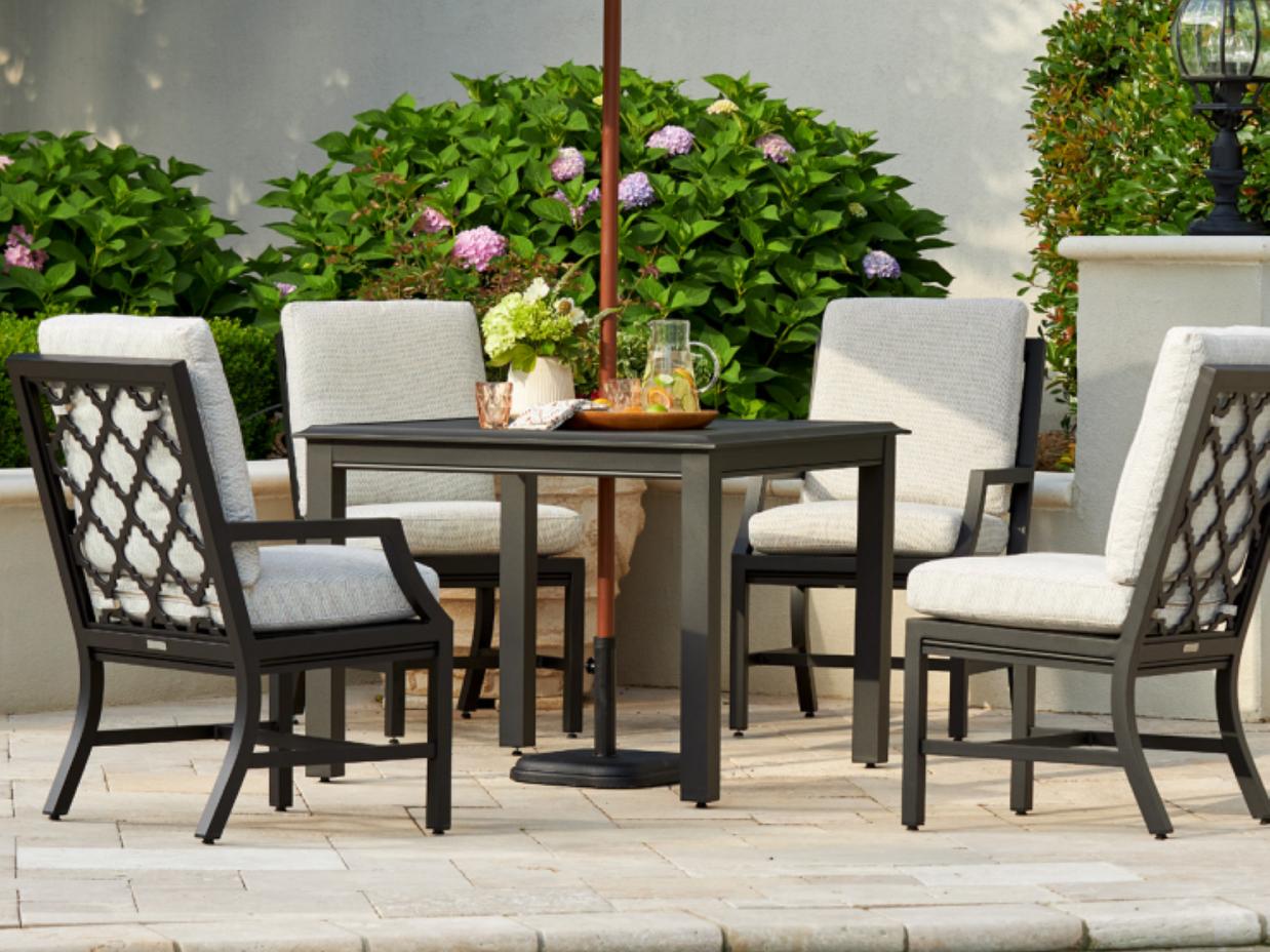 Lane Venture Willow Aluminum Outdoor Dining Set