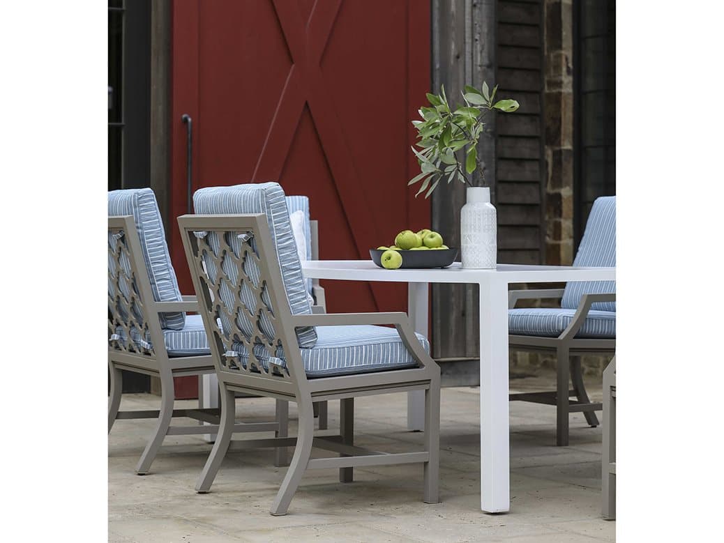 Lane Venture Willow Aluminum Outdoor Patio Dining Set