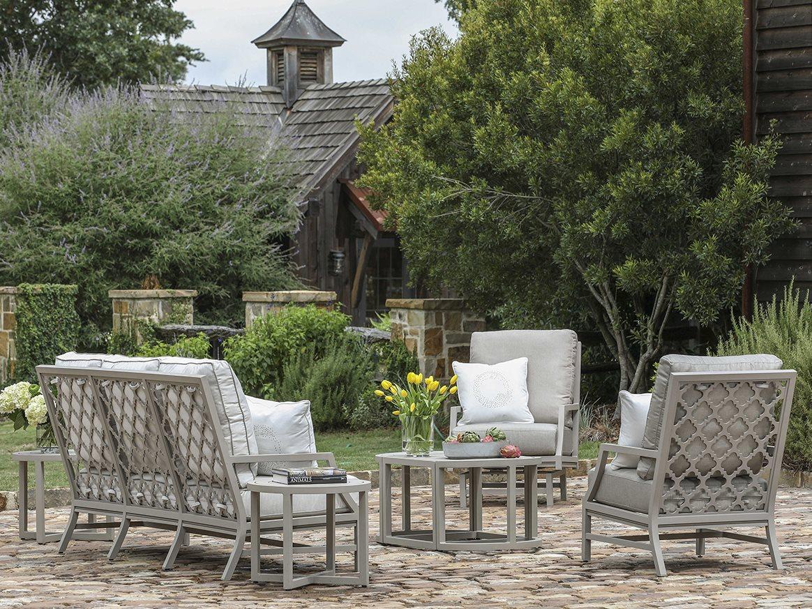 Lane Venture Willow Aluminum Outdoor Patio Lounge Set