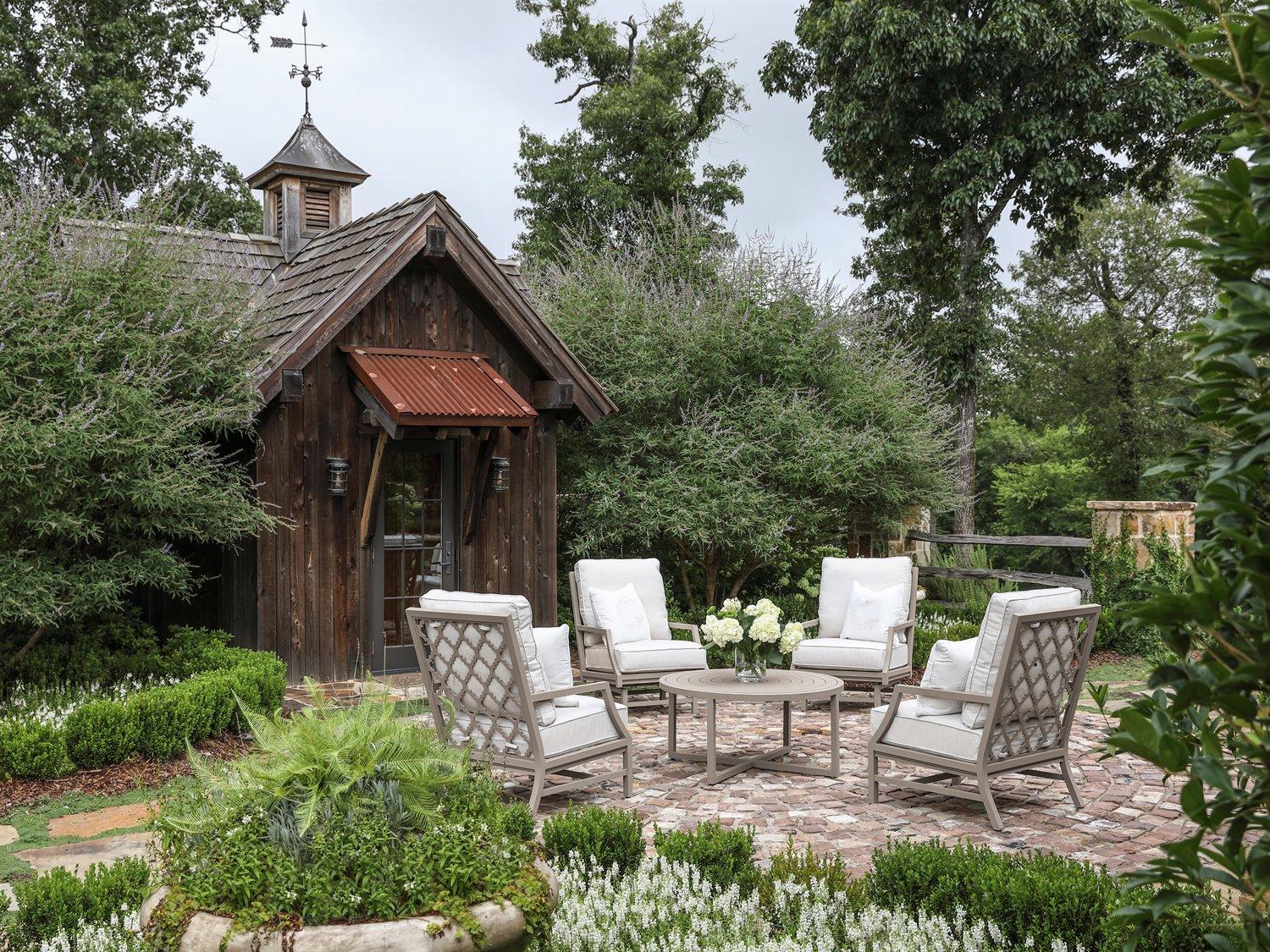 Lane Venture Willow Aluminum Outdoor Patio Lounge Set