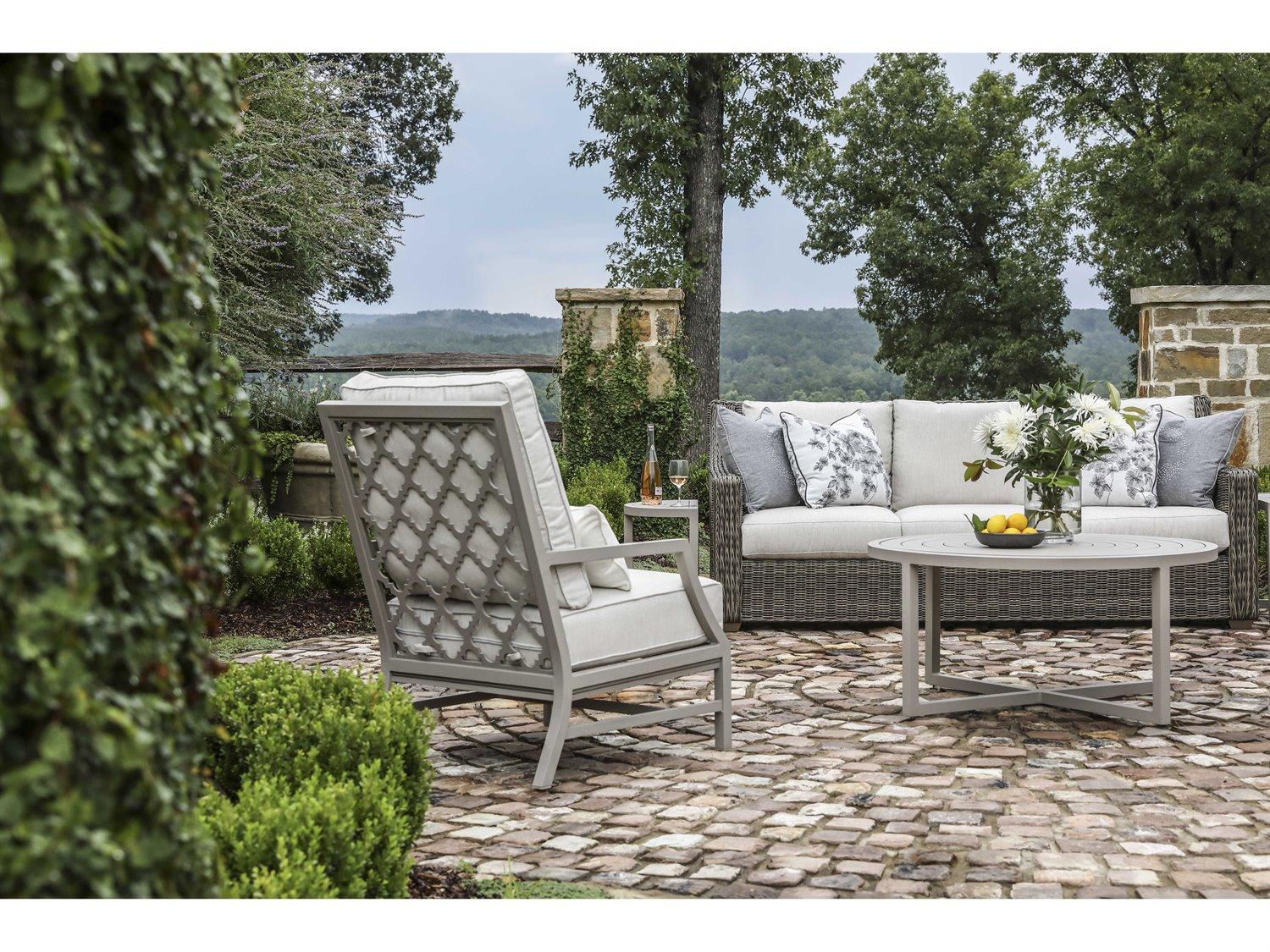 Lane Venture Willow Aluminum Outdoor Patio Lounge Set
