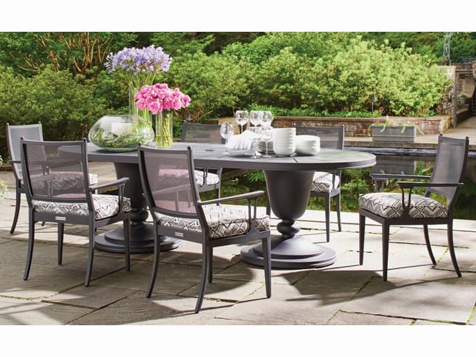 Lane Venture Winterthur Estate Aluminum Patio Dining Set