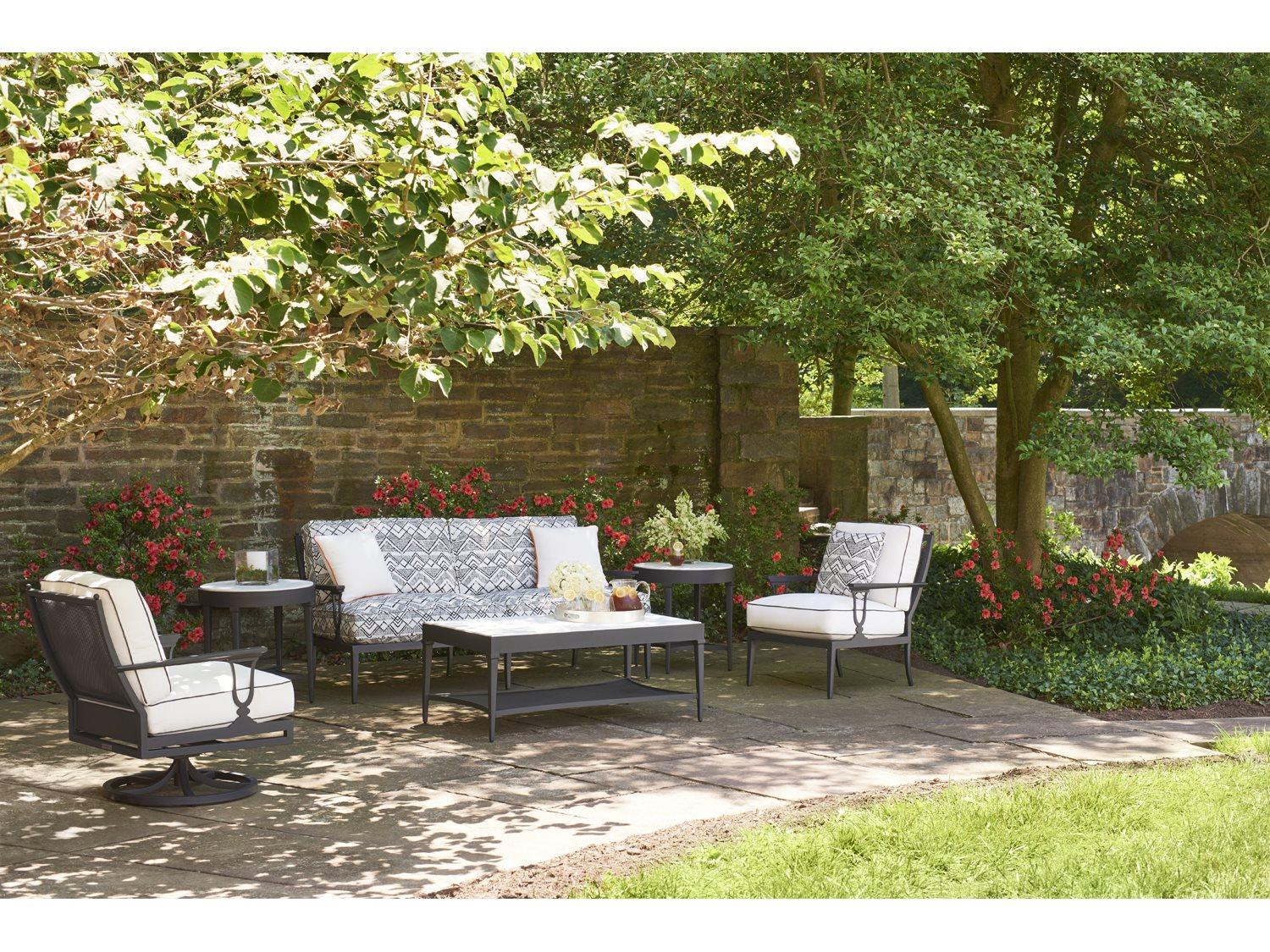 Lane Venture Winterthur Estate Aluminum Outdoor Lounge Set