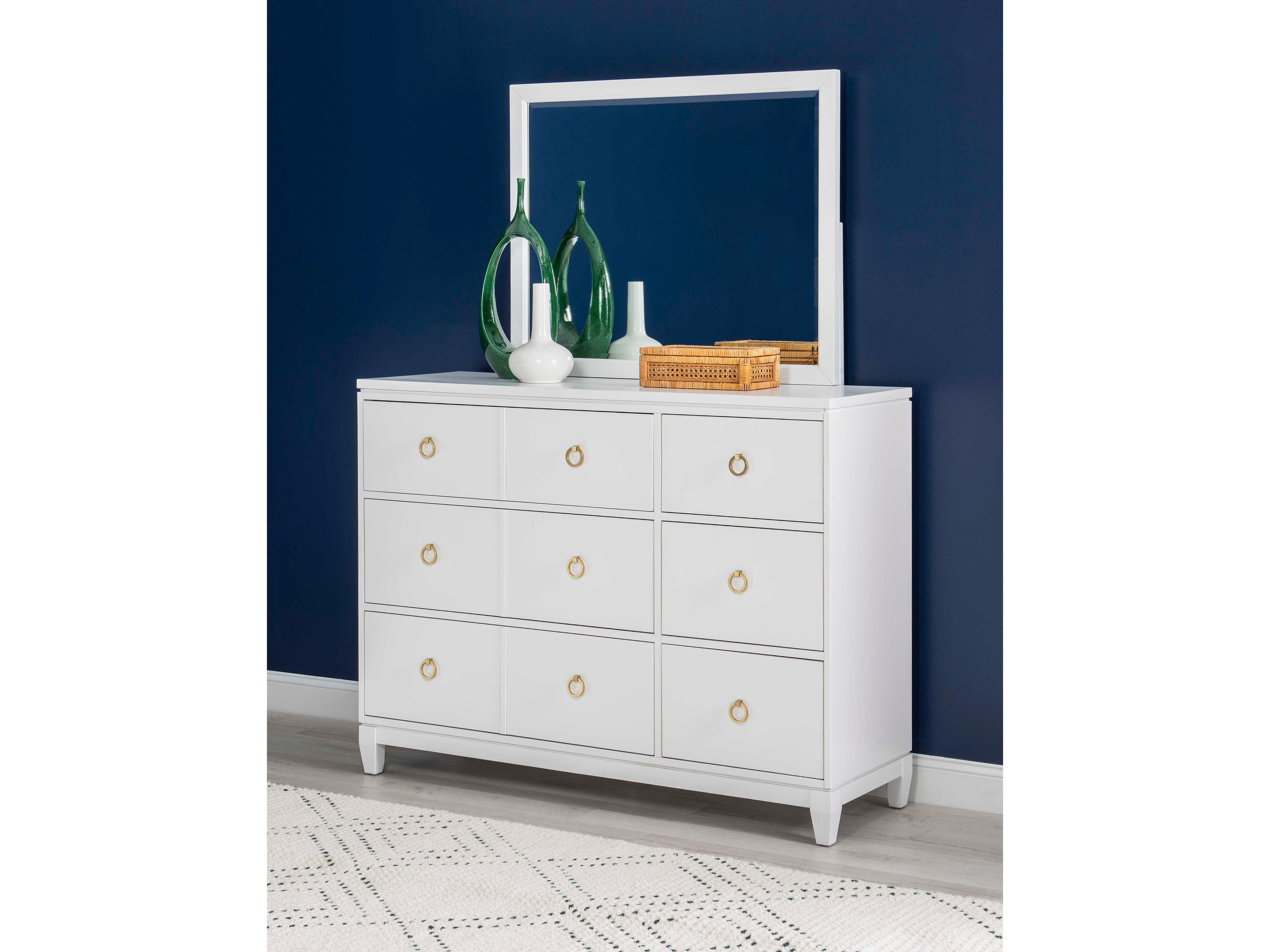 Legacy Classic Summerland 8-Drawers Poplar Wood Double Dresser