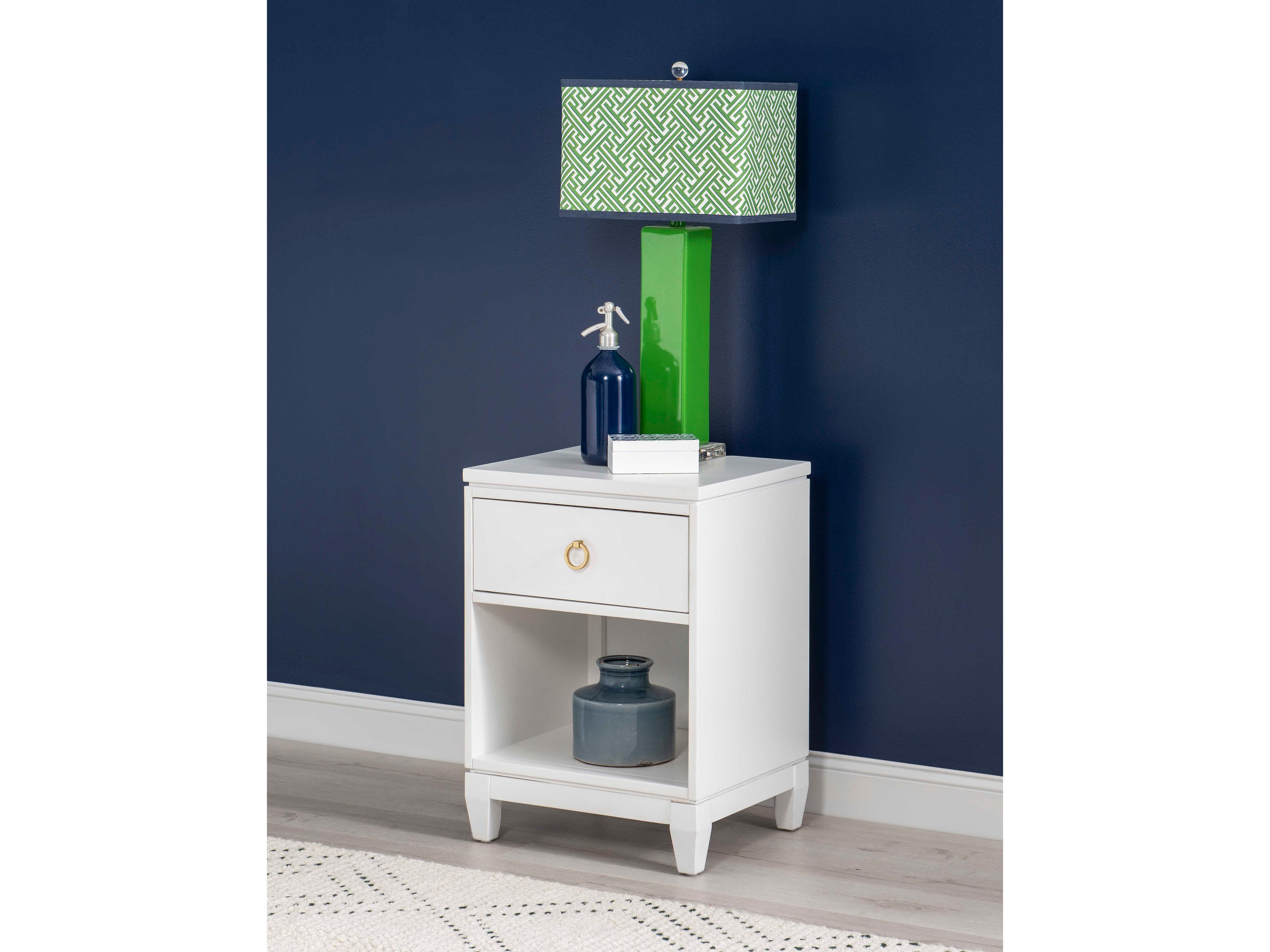 Legacy Classic Summerland 1-Drawer Poplar Wood Nightstand