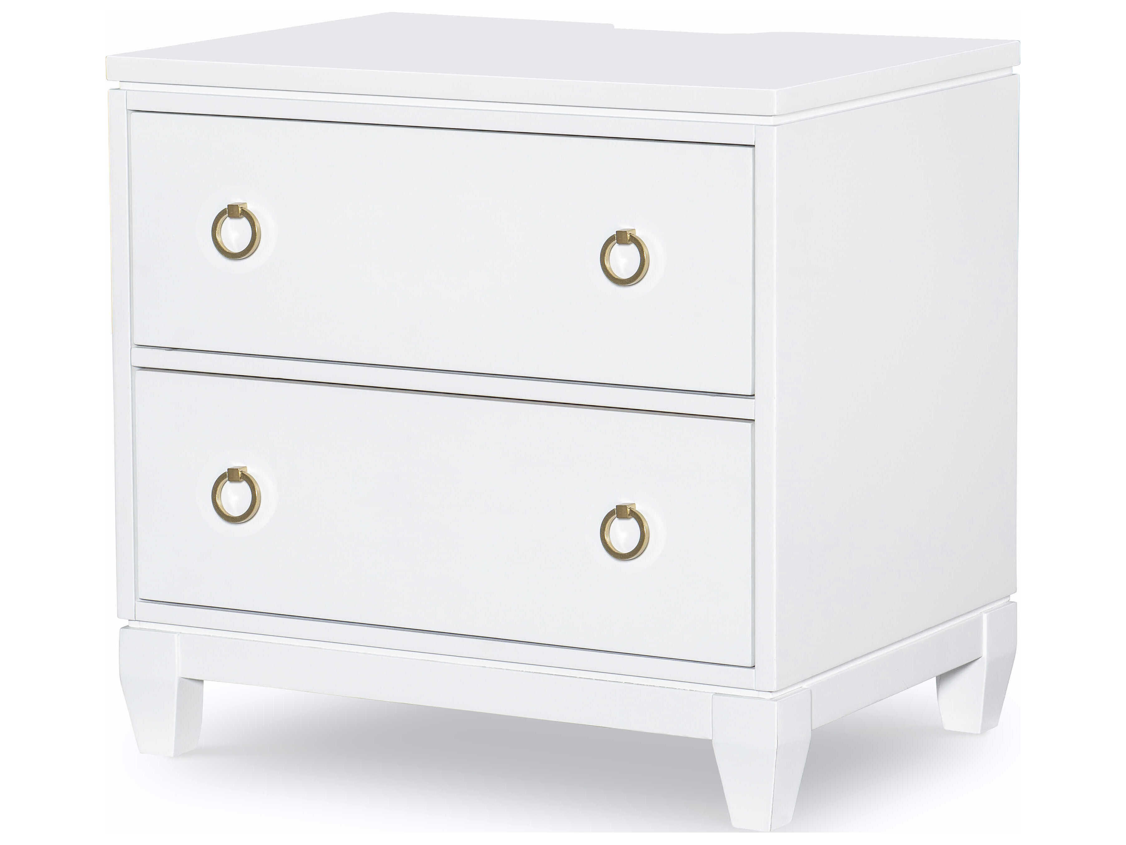 Legacy Classic Summerland 2-Drawers Poplar Wood Nightstand