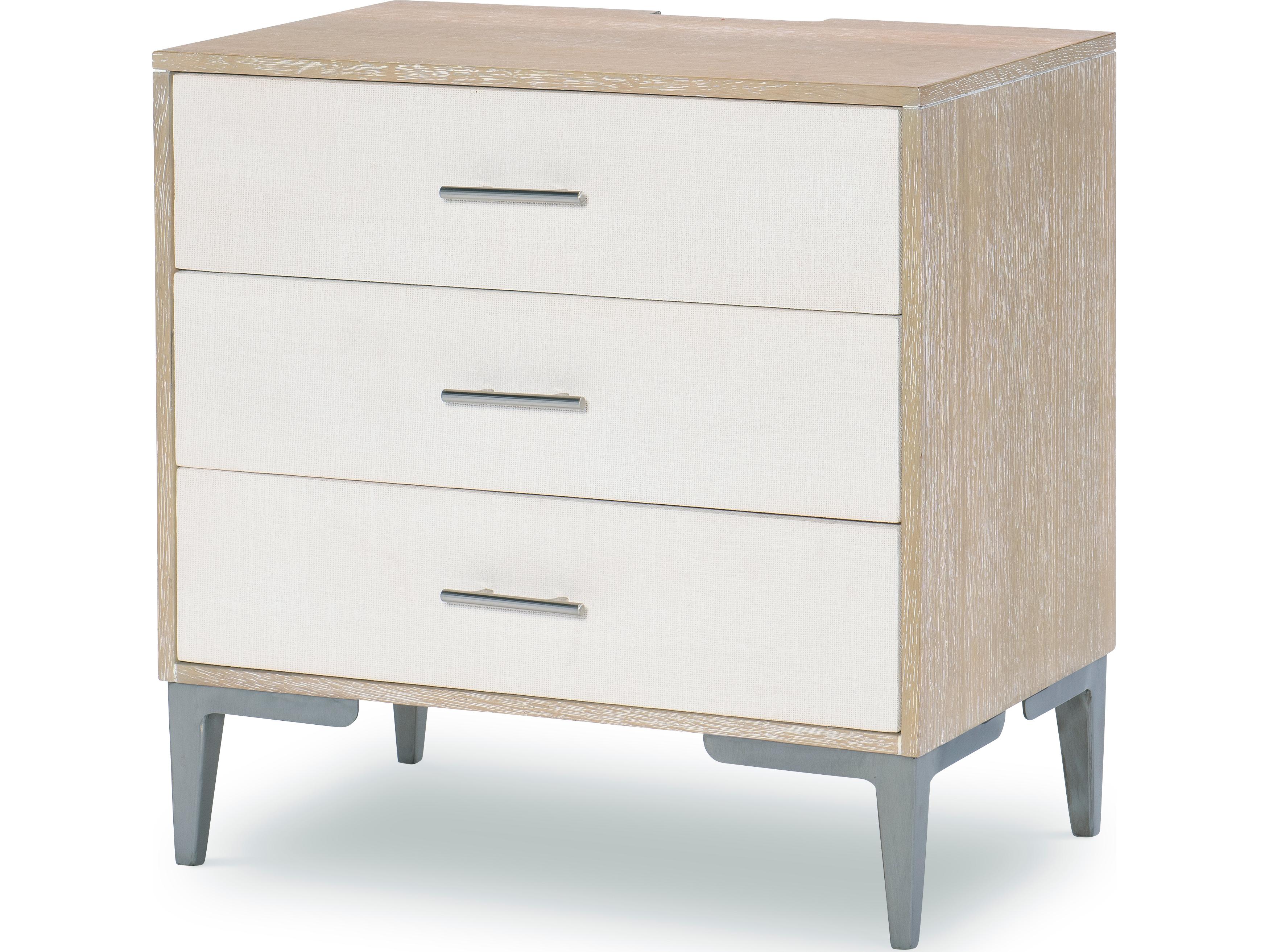 Legacy Classic Biscayne 3-Drawers Brown Hardwood Nightstand