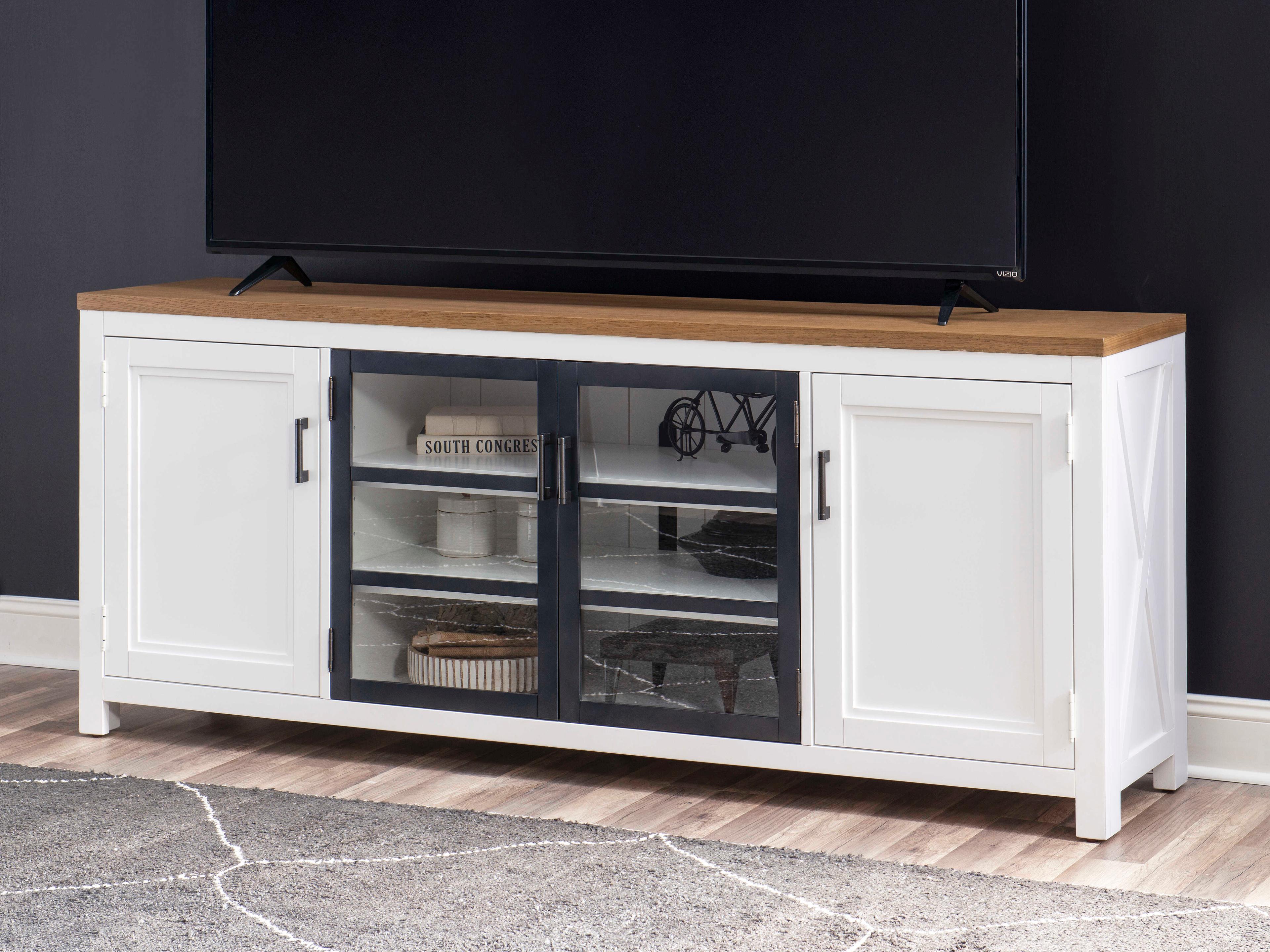 Legacy Classic Franklin 76" Hardwood White Media Console