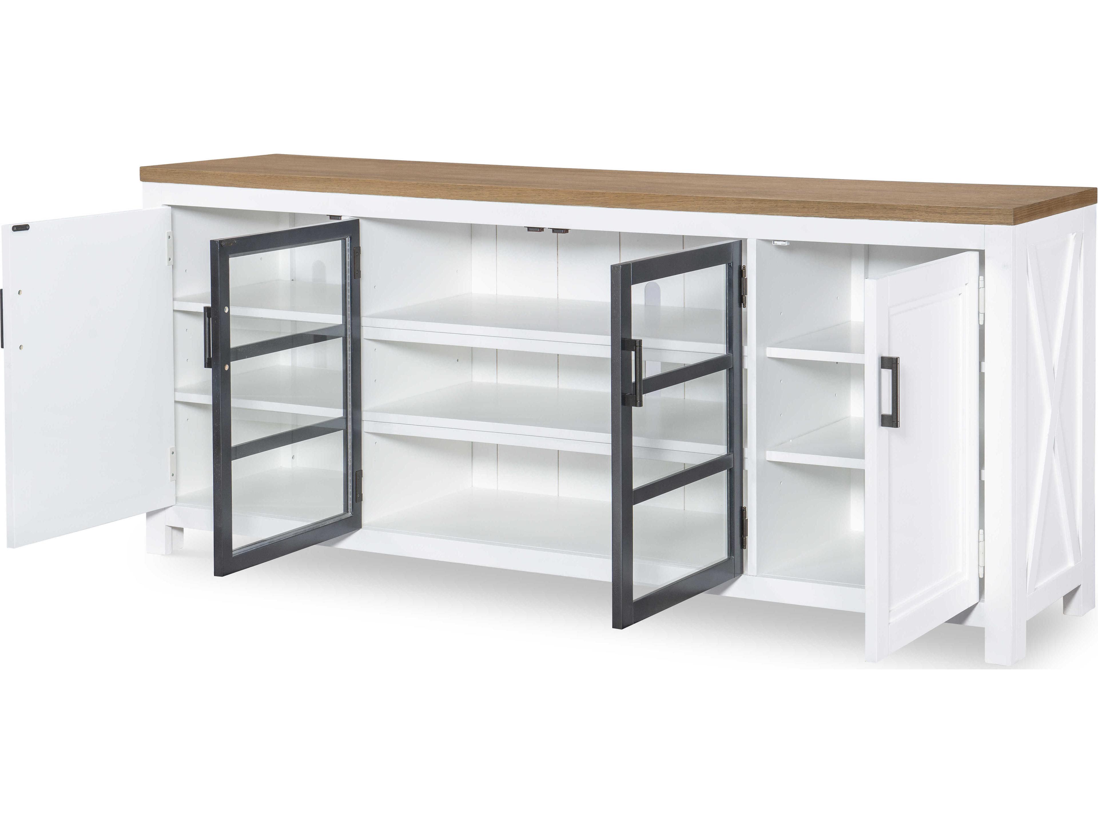 Legacy Classic Franklin 76" Hardwood White Media Console