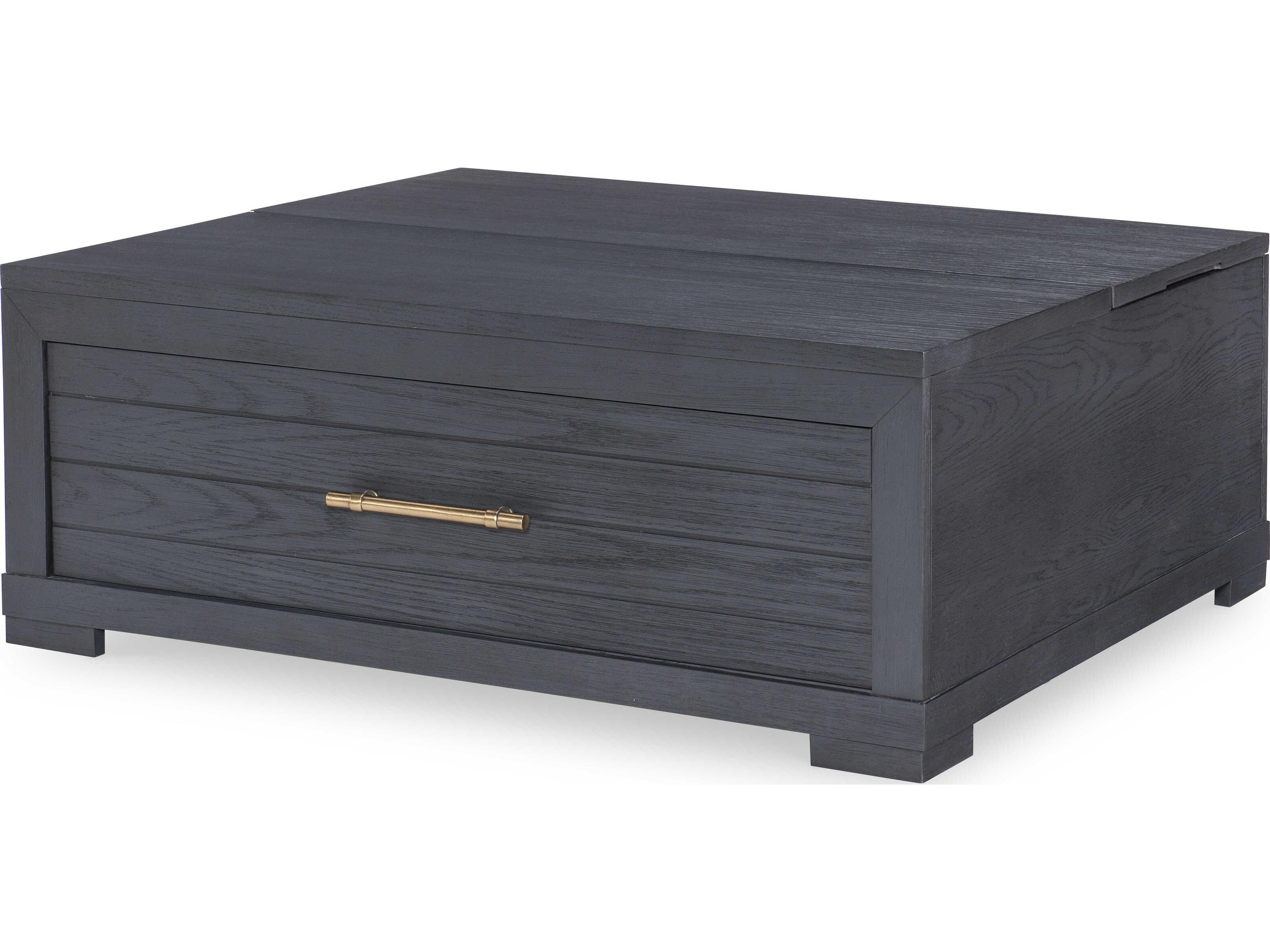 Legacy Classic Westwood Lift Top Rectangular Wood Charred Oak Cocktail Table