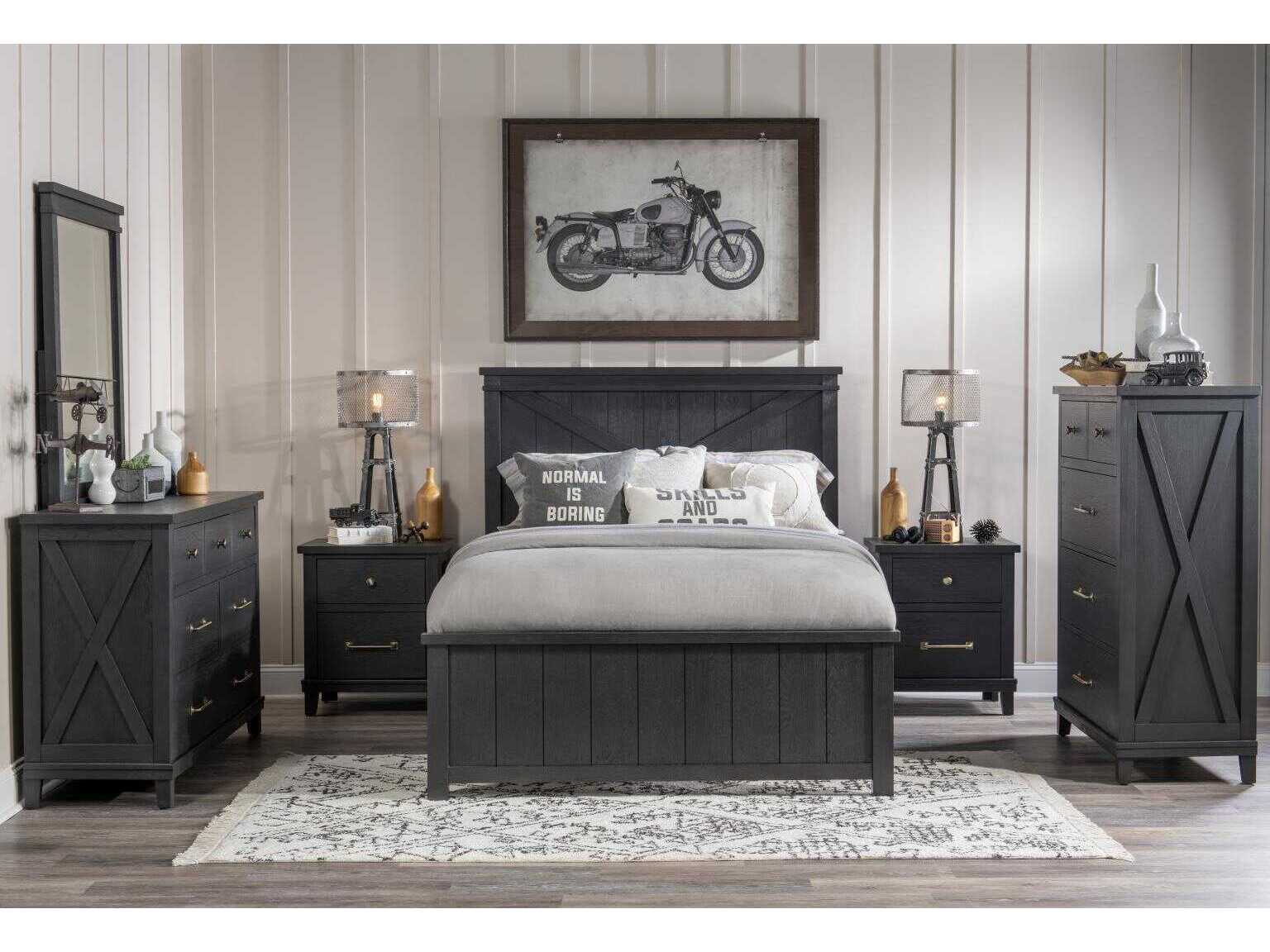 Legacy Classic Flatiron Midnight Dresser Mirror Rectangular