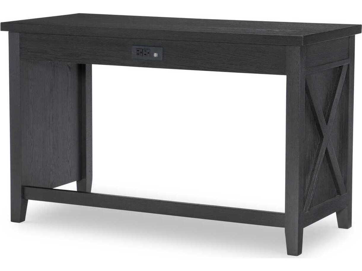 Legacy Classic Flatiron Midnight Black Hardwood Writing Desk