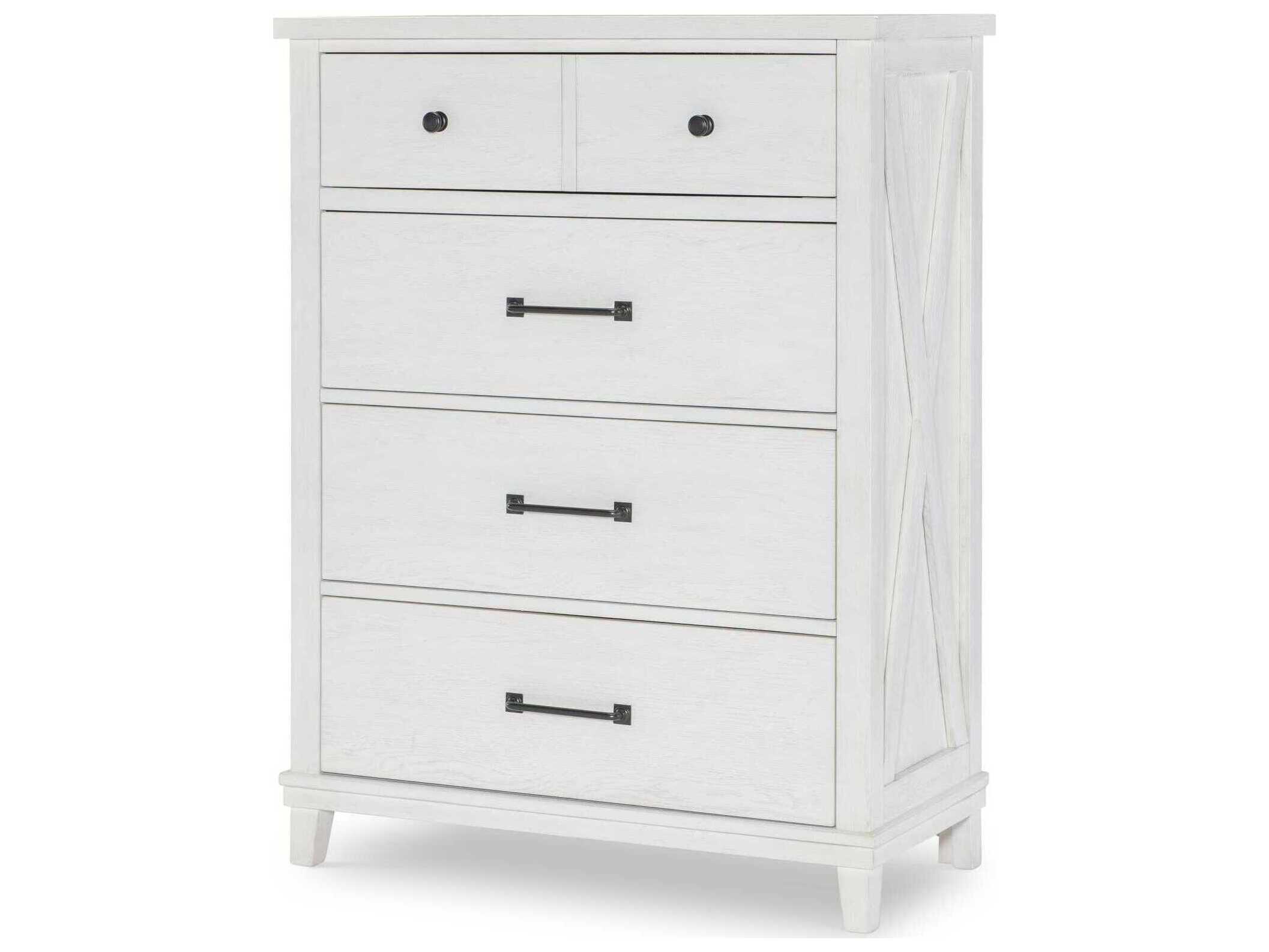 Legacy Classic Flatiron Aged White Hardwood Accent Chest