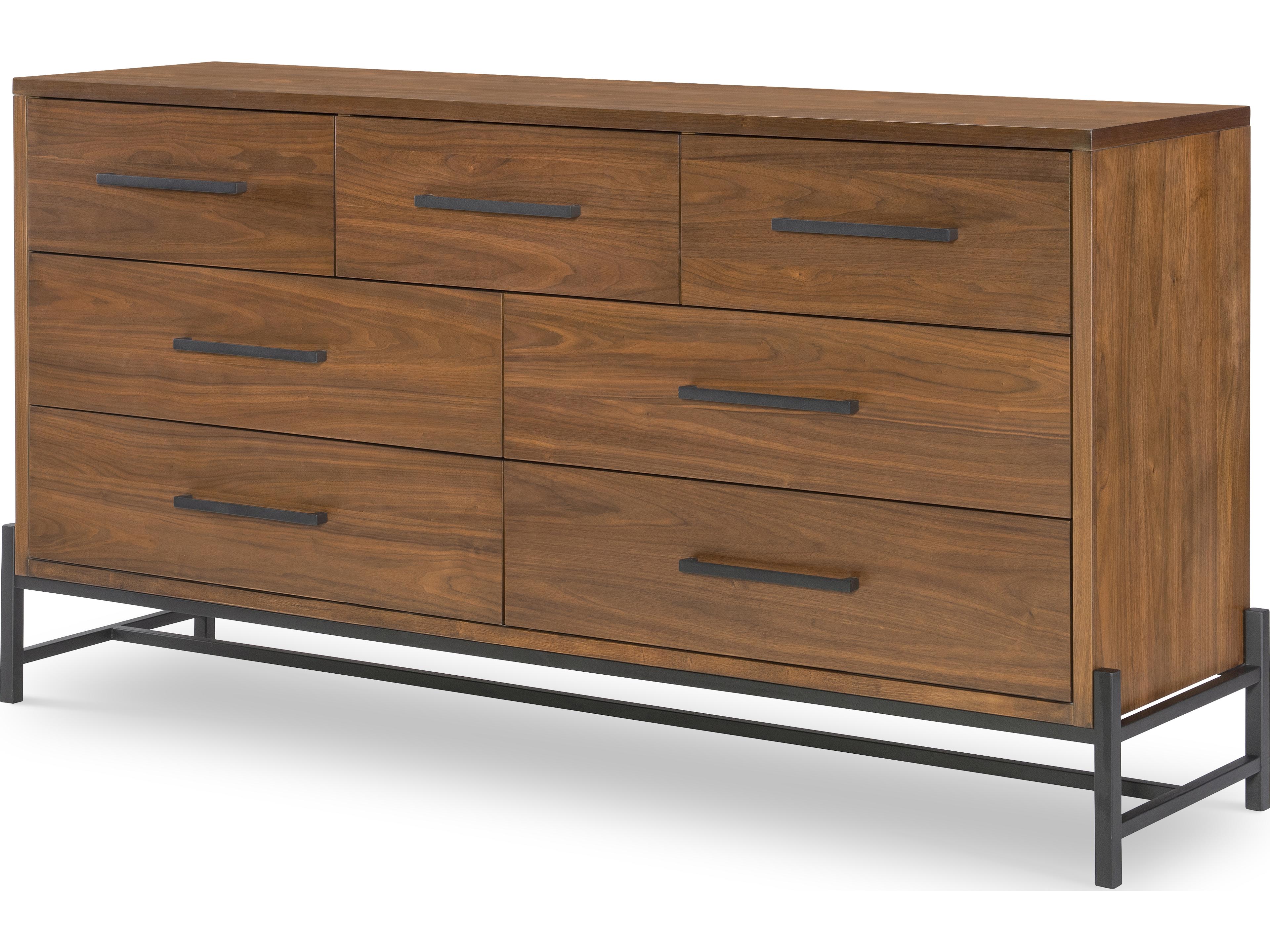 Legacy Classic Midland 6-Drawers Brown Double Dresser