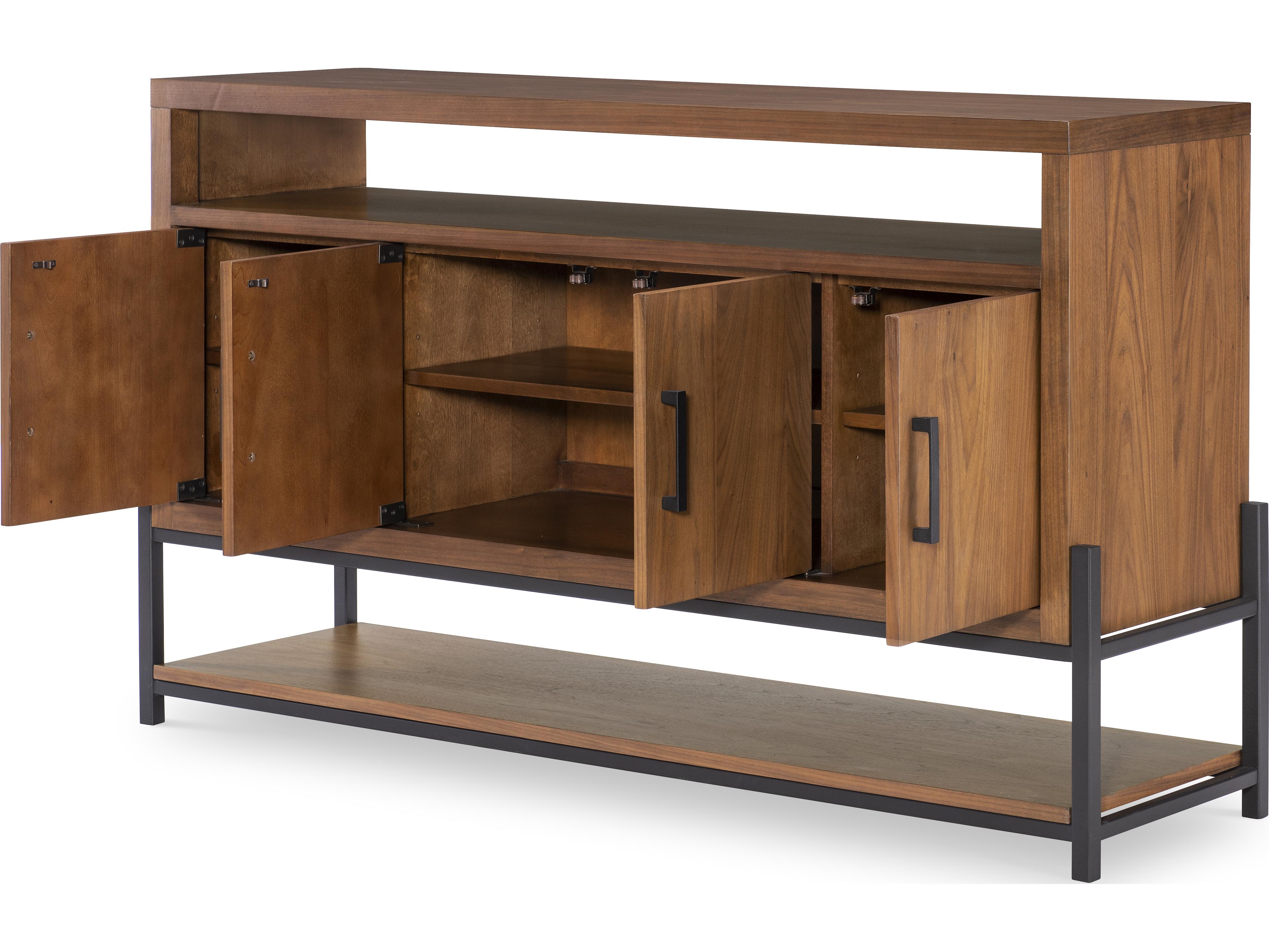 Legacy Classic Midland 58" Rubberwood Warm Amber Sideboard