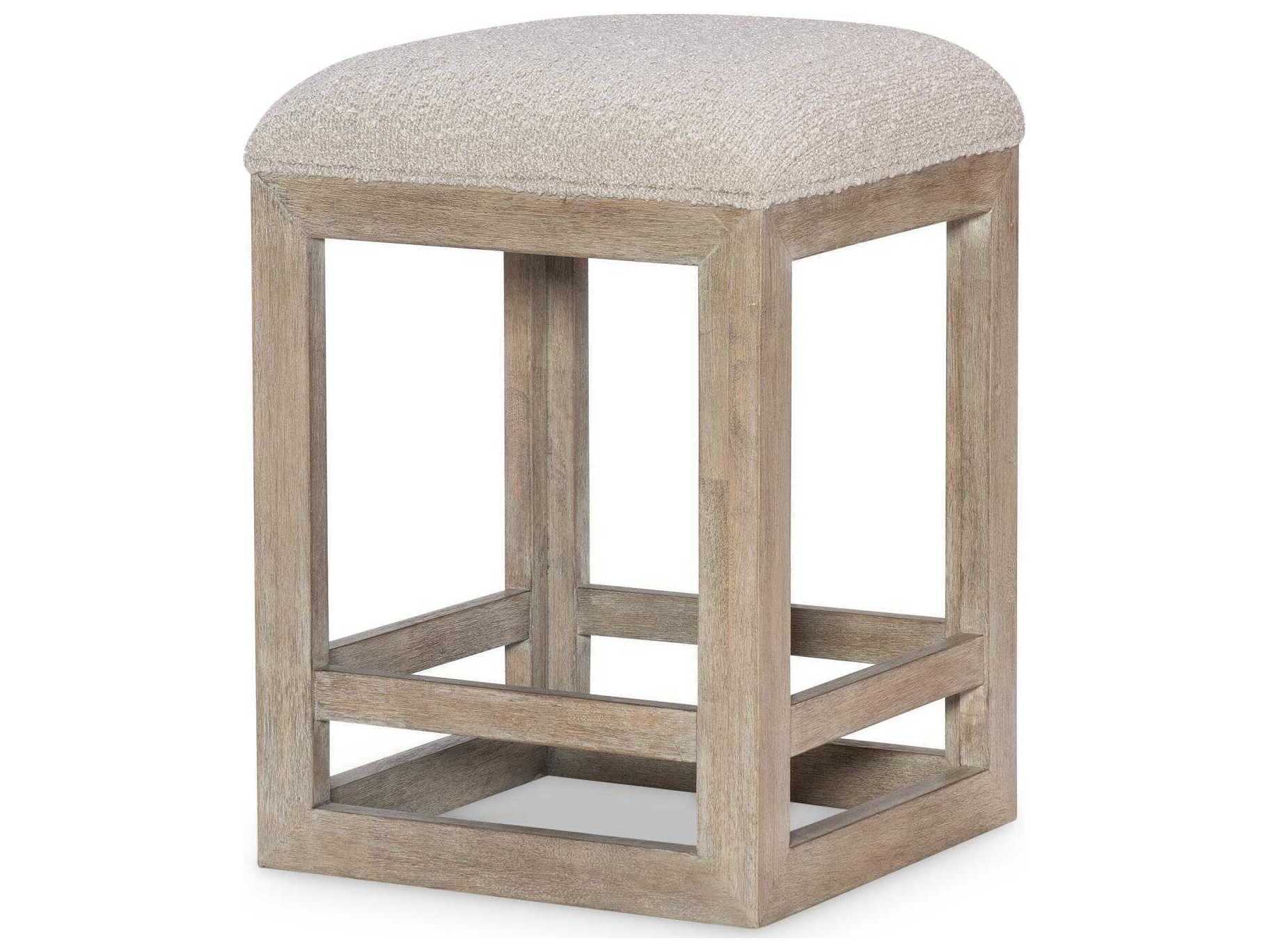 Legacy Classic Halifax Flax And Java Upholstered Hardwood Bar Stool