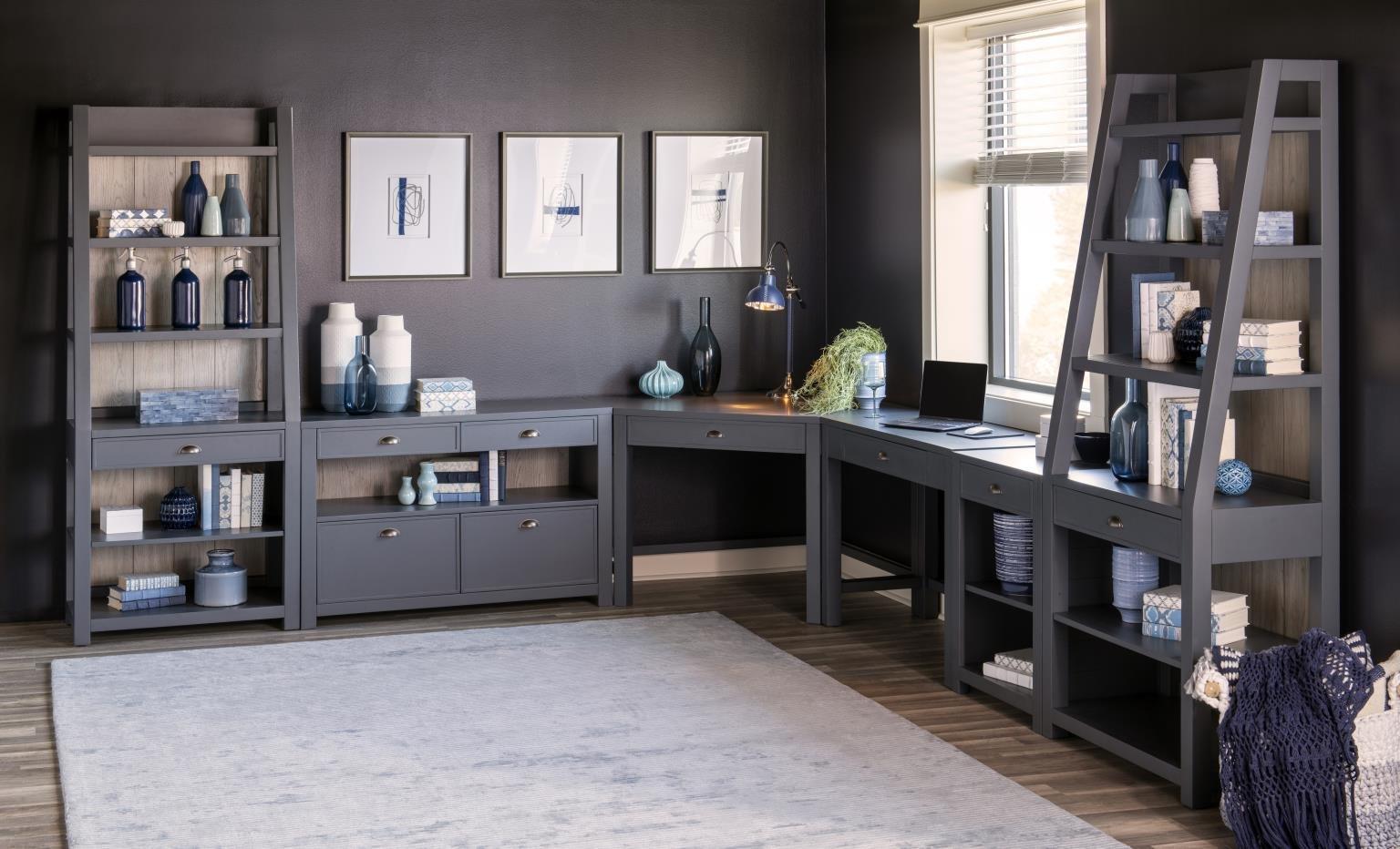 Legacy Classic Union Square Sable Gray Bookcase