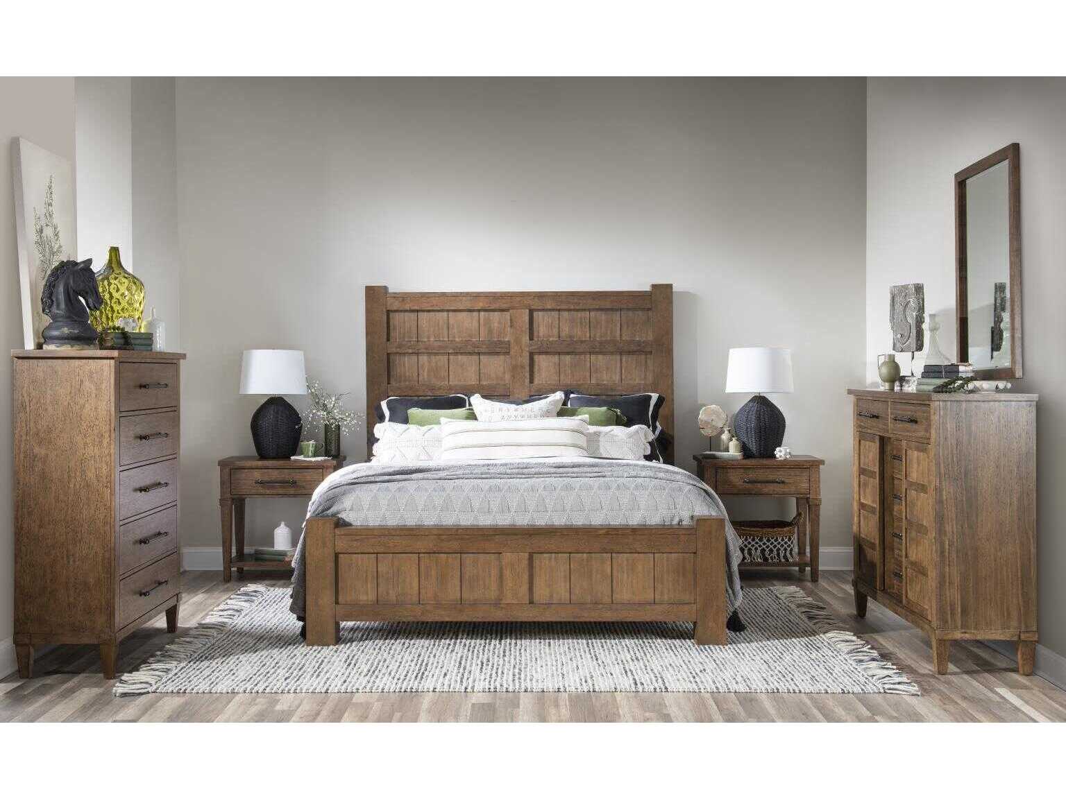 Legacy Classic Artisans Place Vintage Pine Ironwood Dresser Mirror Rectangular