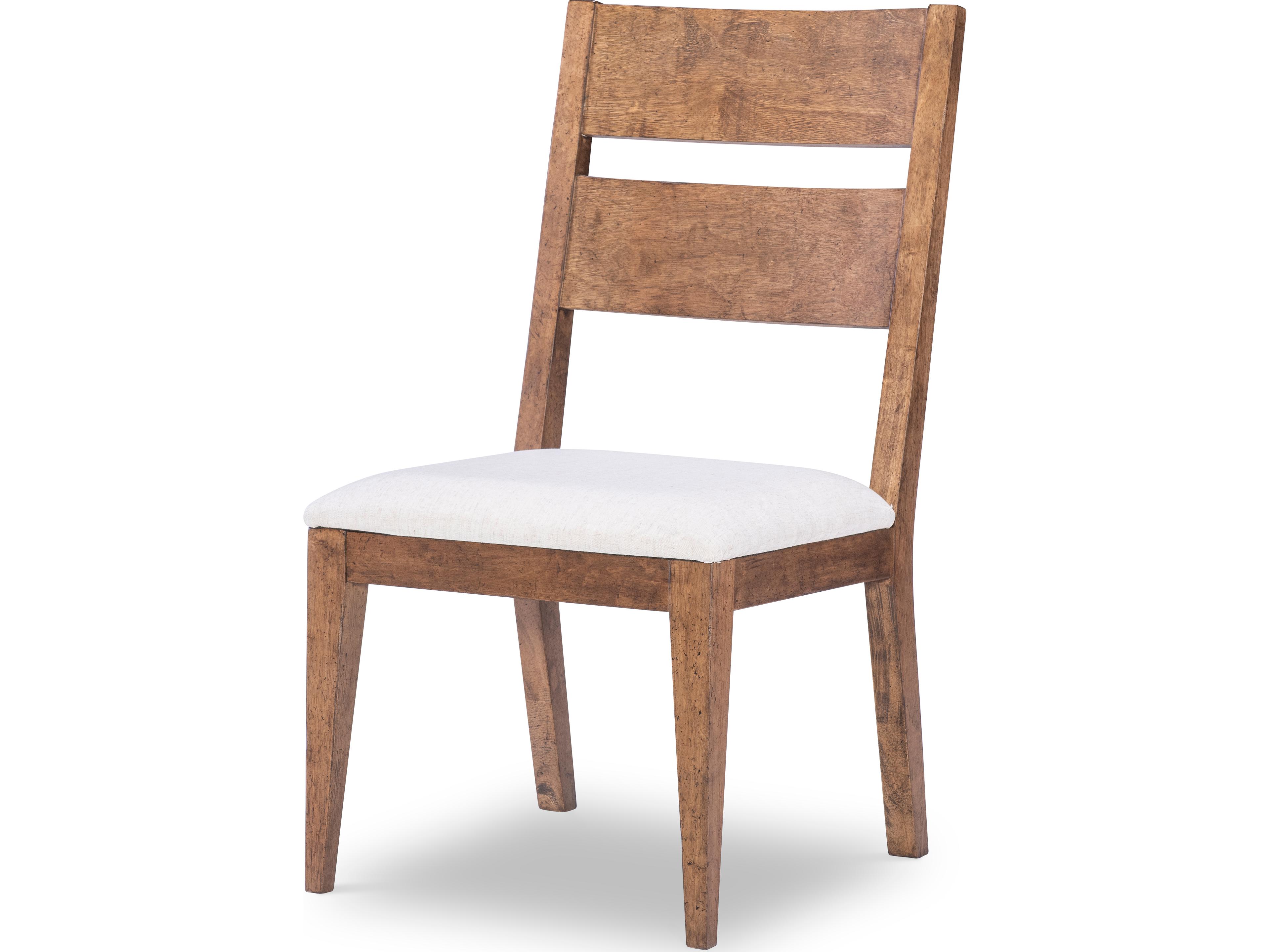 Legacy Classic Artisan's Place Pine Wood Brown Upholstered Armless Dining Chair