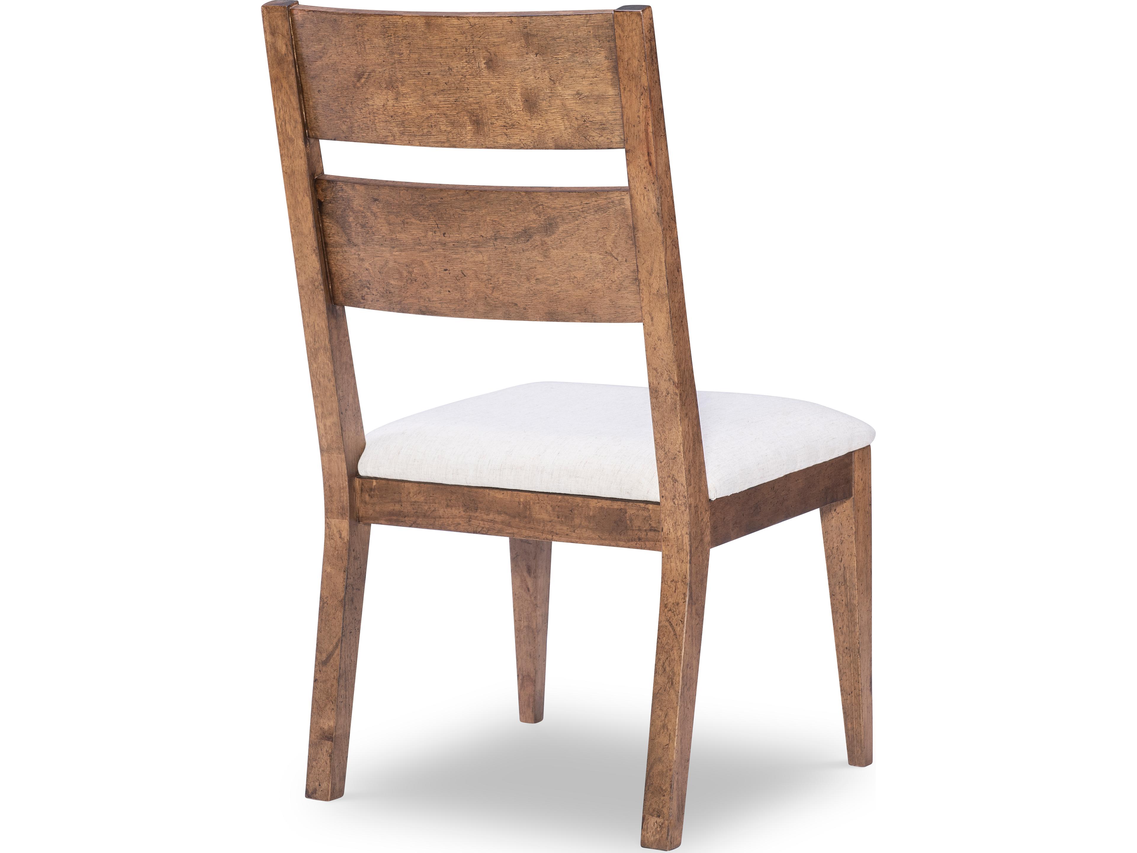 Legacy Classic Artisan's Place Pine Wood Brown Upholstered Armless Dining Chair