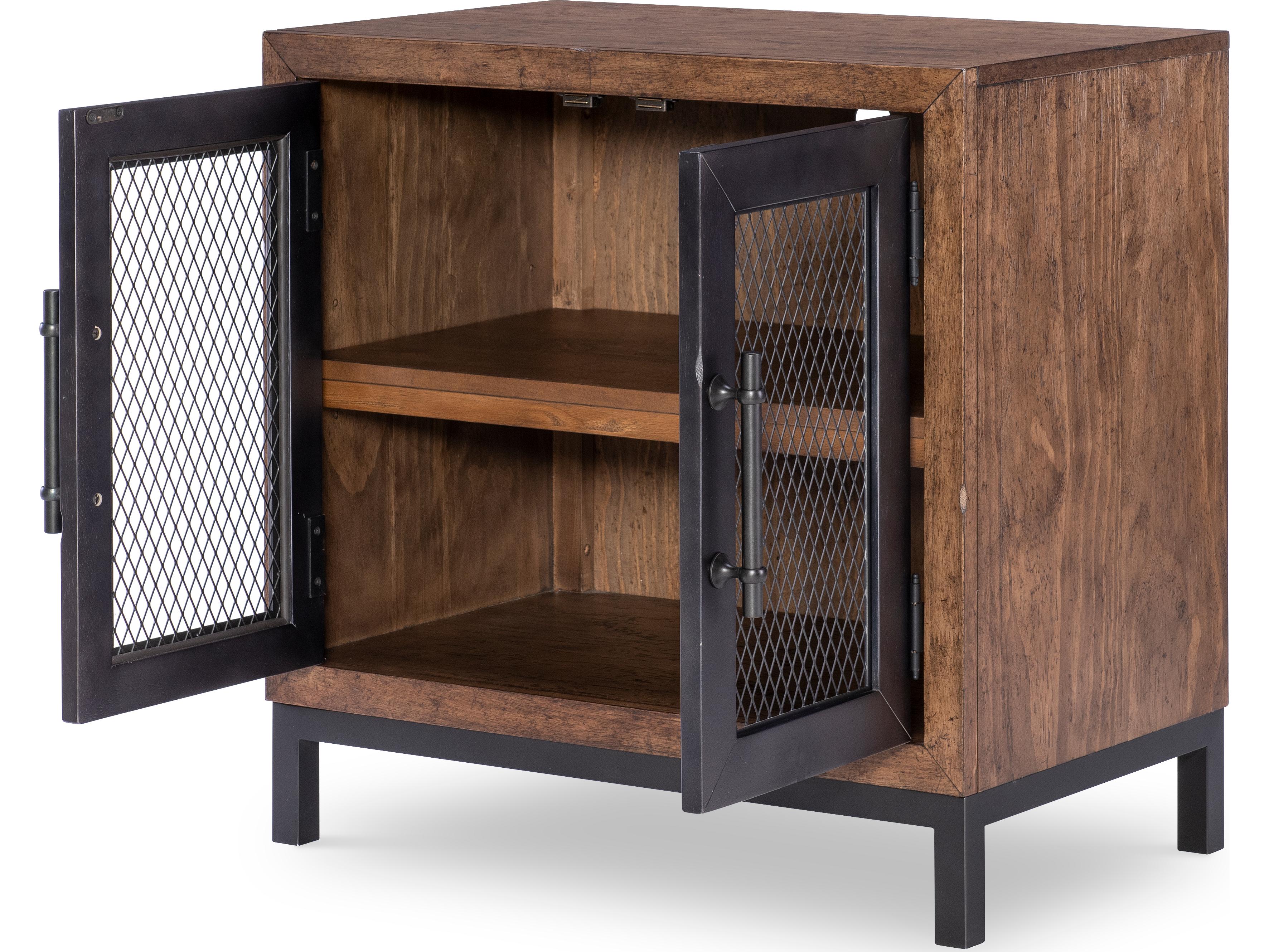 Legacy Classic Artisan's Place Brown Pine Wood Nightstand