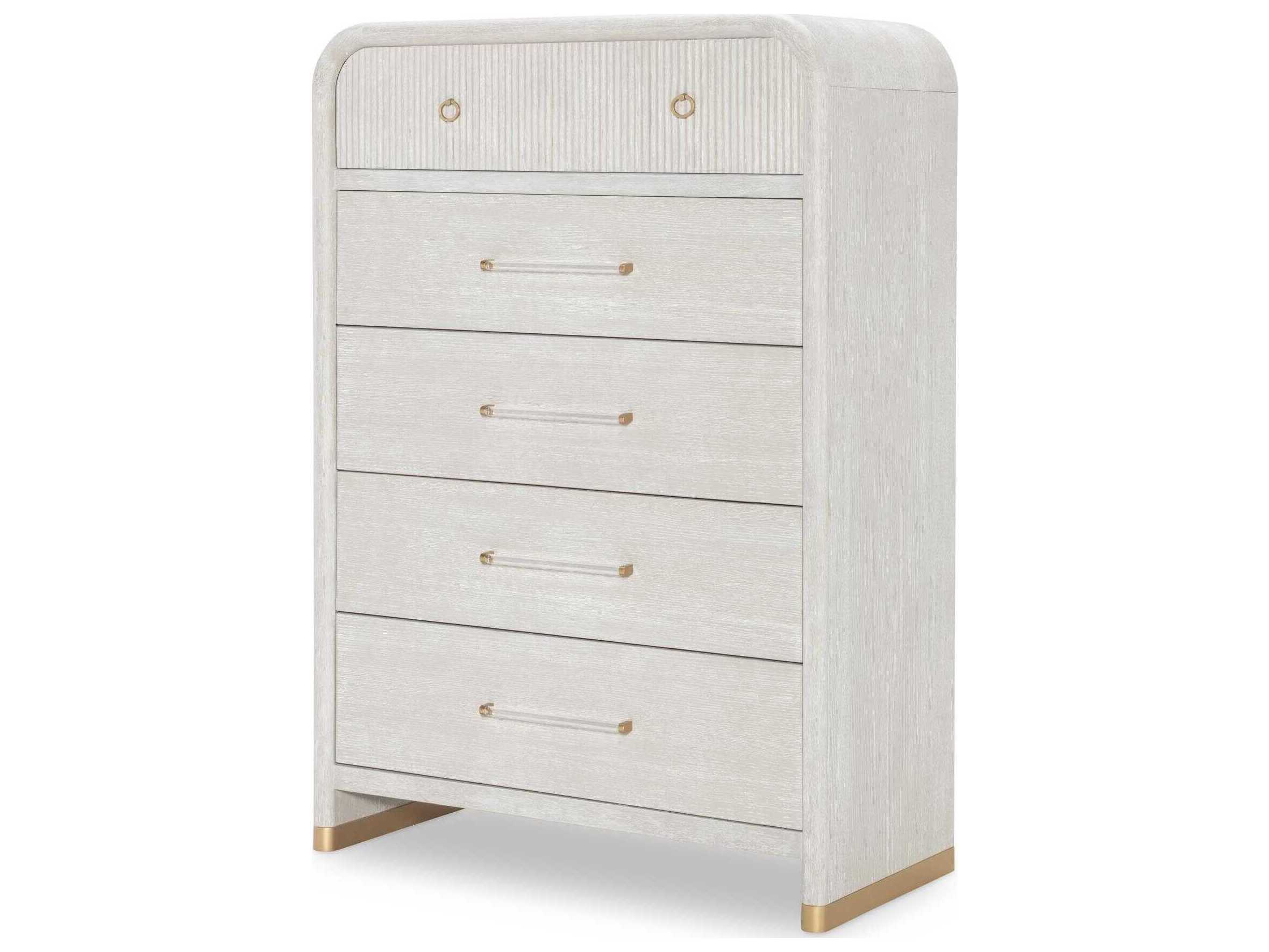 Legacy Classic Miramar Oyster White Hardwood Accent Chest