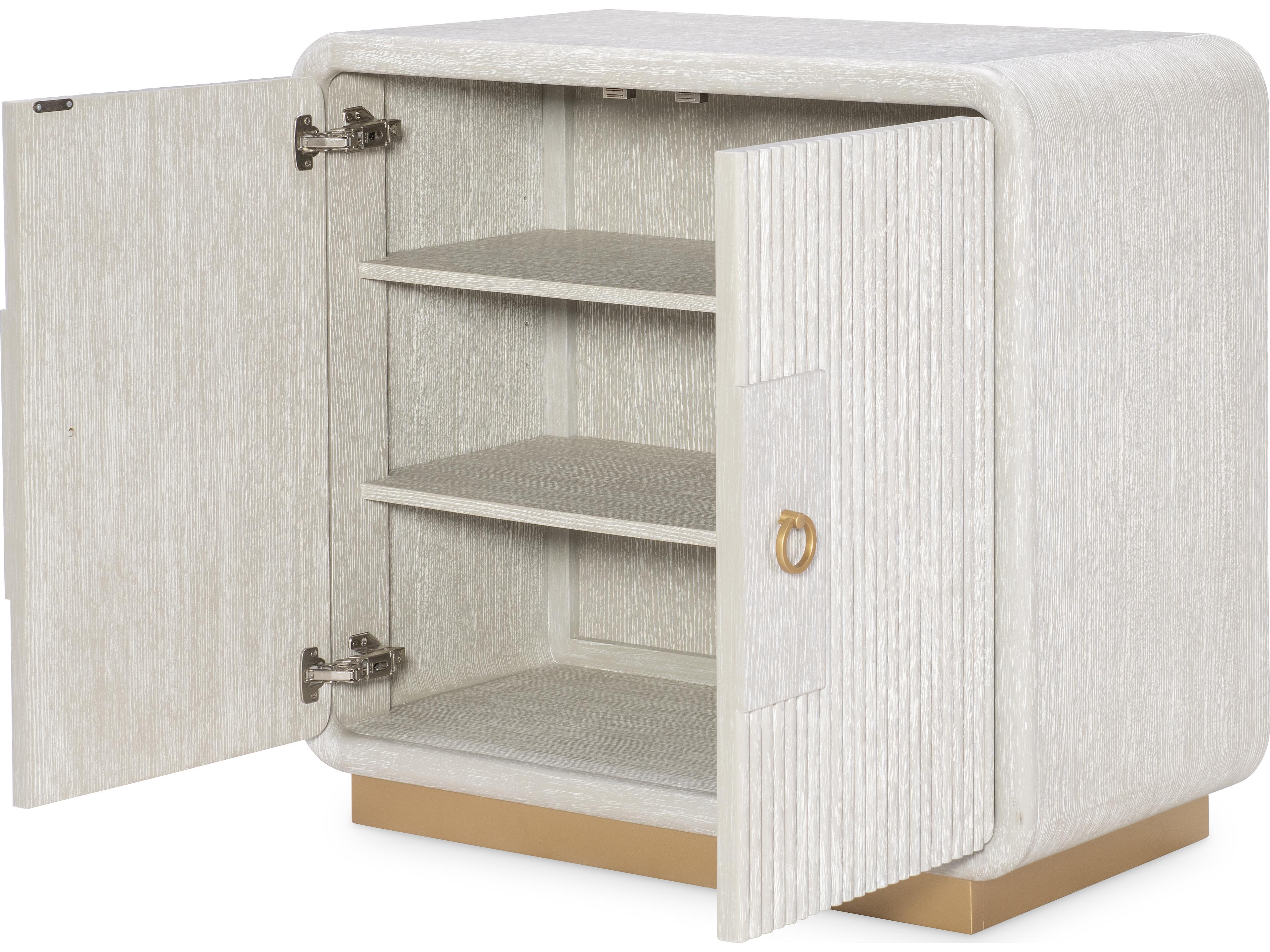Legacy Classic Miramar Oyster White Oak Wood Accent Chest
