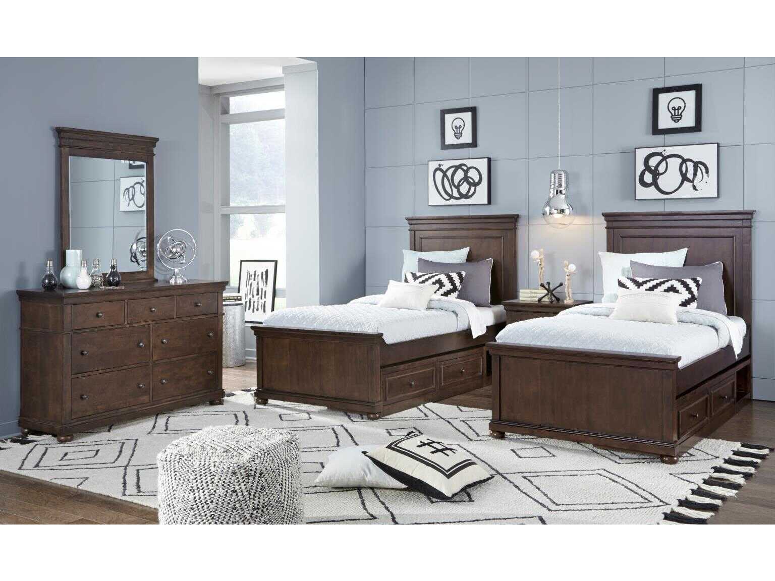 Legacy Classic Canterbury Cherry 2.0 7-Drawers Wood Double Dresser