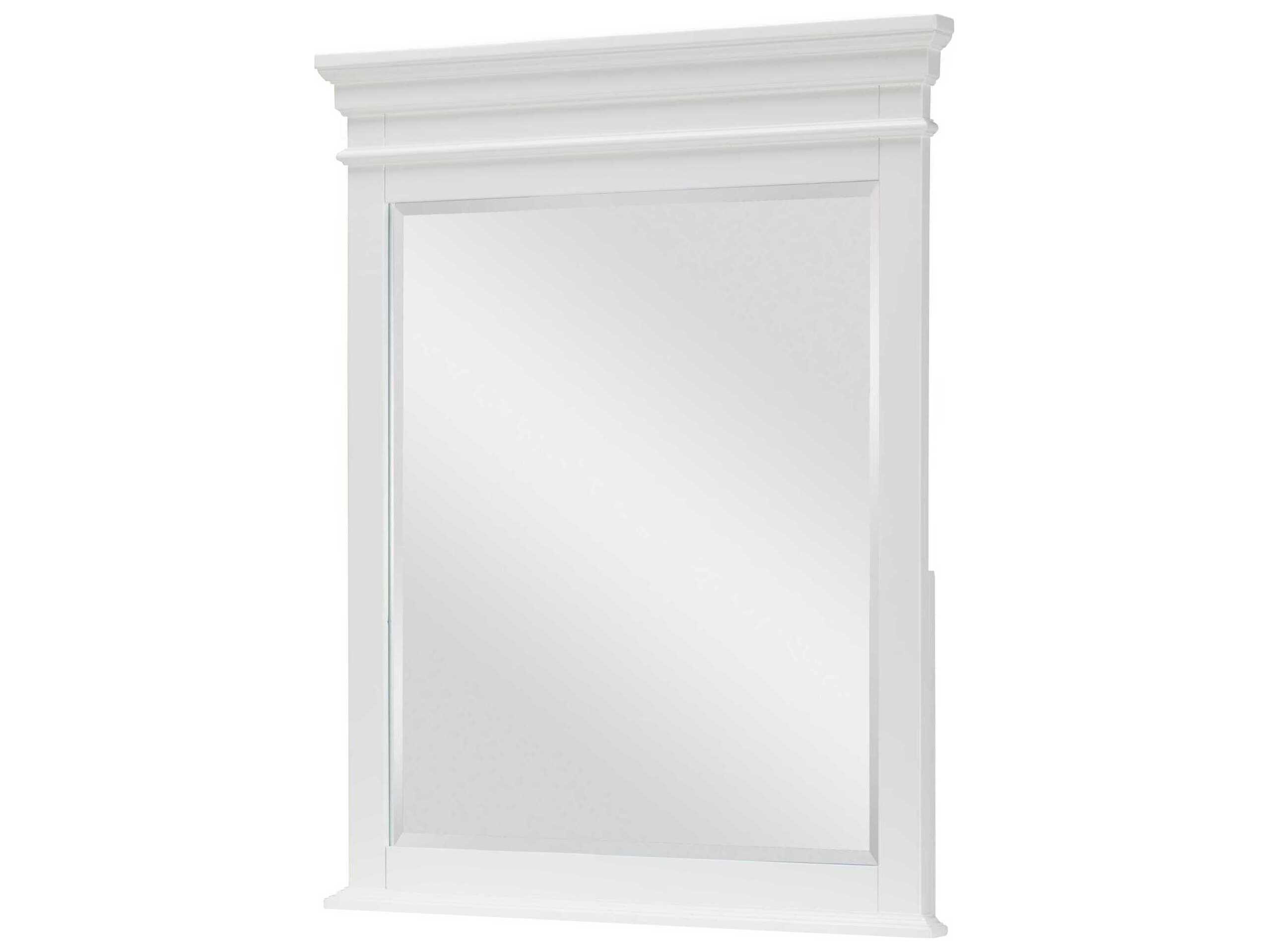 Legacy Classic Canterbury White 2.0 Natural Dresser Mirror Rectangular
