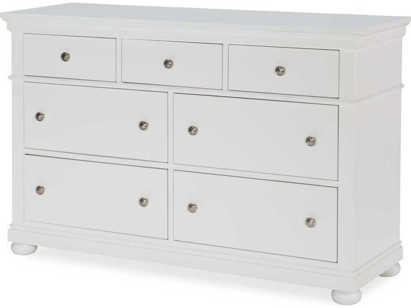 Legacy Classic Canterbury White 2.0 7-Drawers Double Dresser