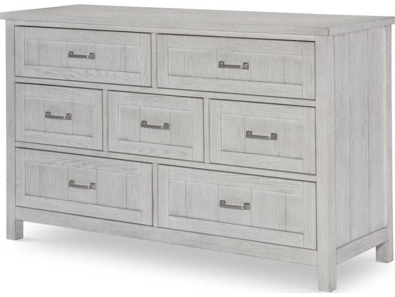 Legacy Classic Preston 7-Drawers Gray Hardwood Double Dresser
