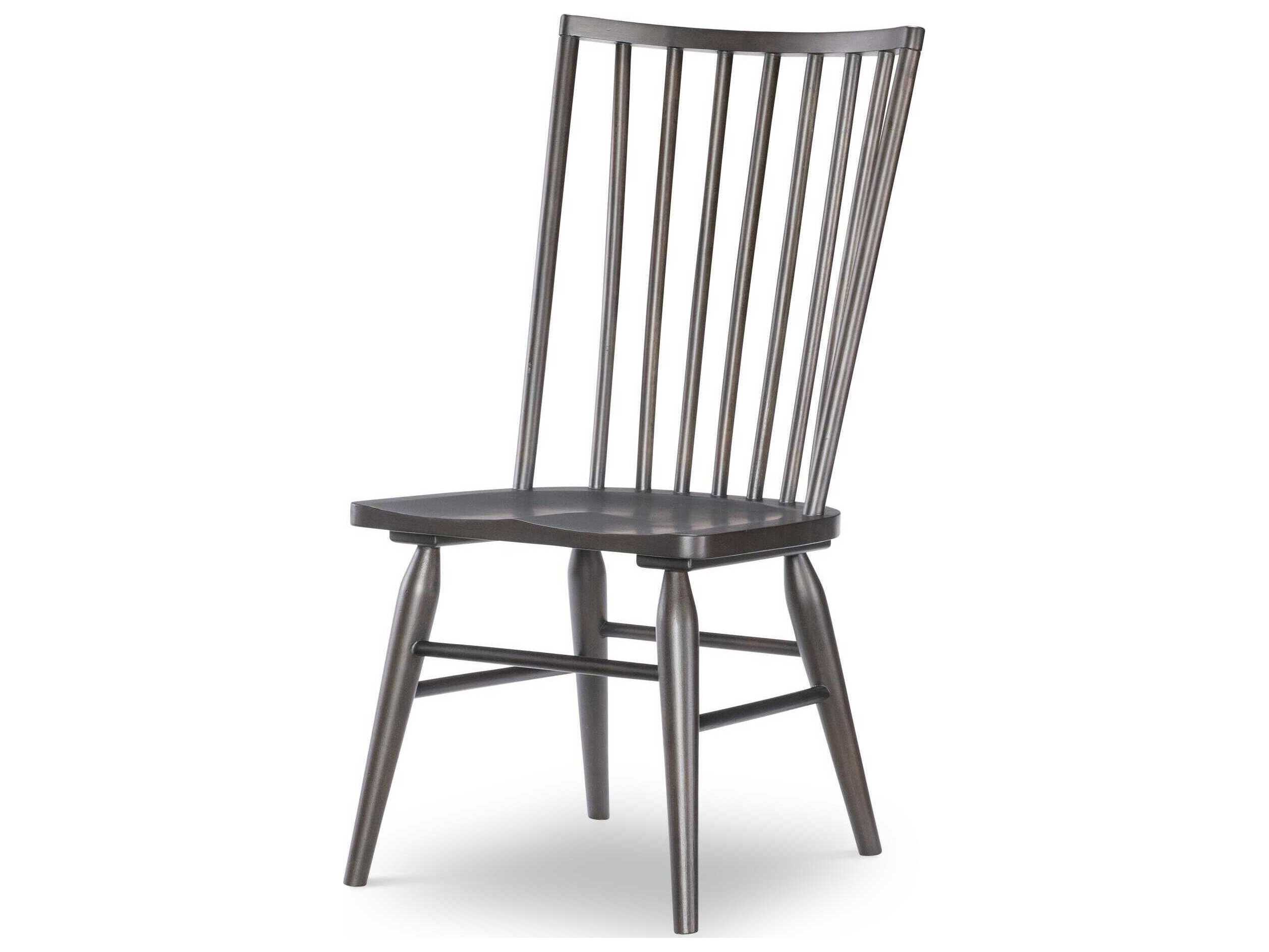 Legacy Classic Fenmore Poplar Wood Gray Armless Dining Chair