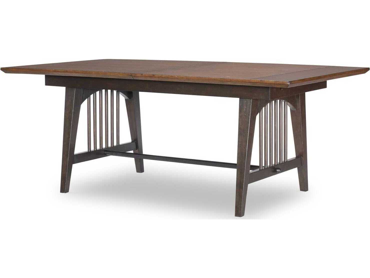 Legacy Classic Fenmore Rectangular Wood Mocha And Distressed Cherry Dining Table