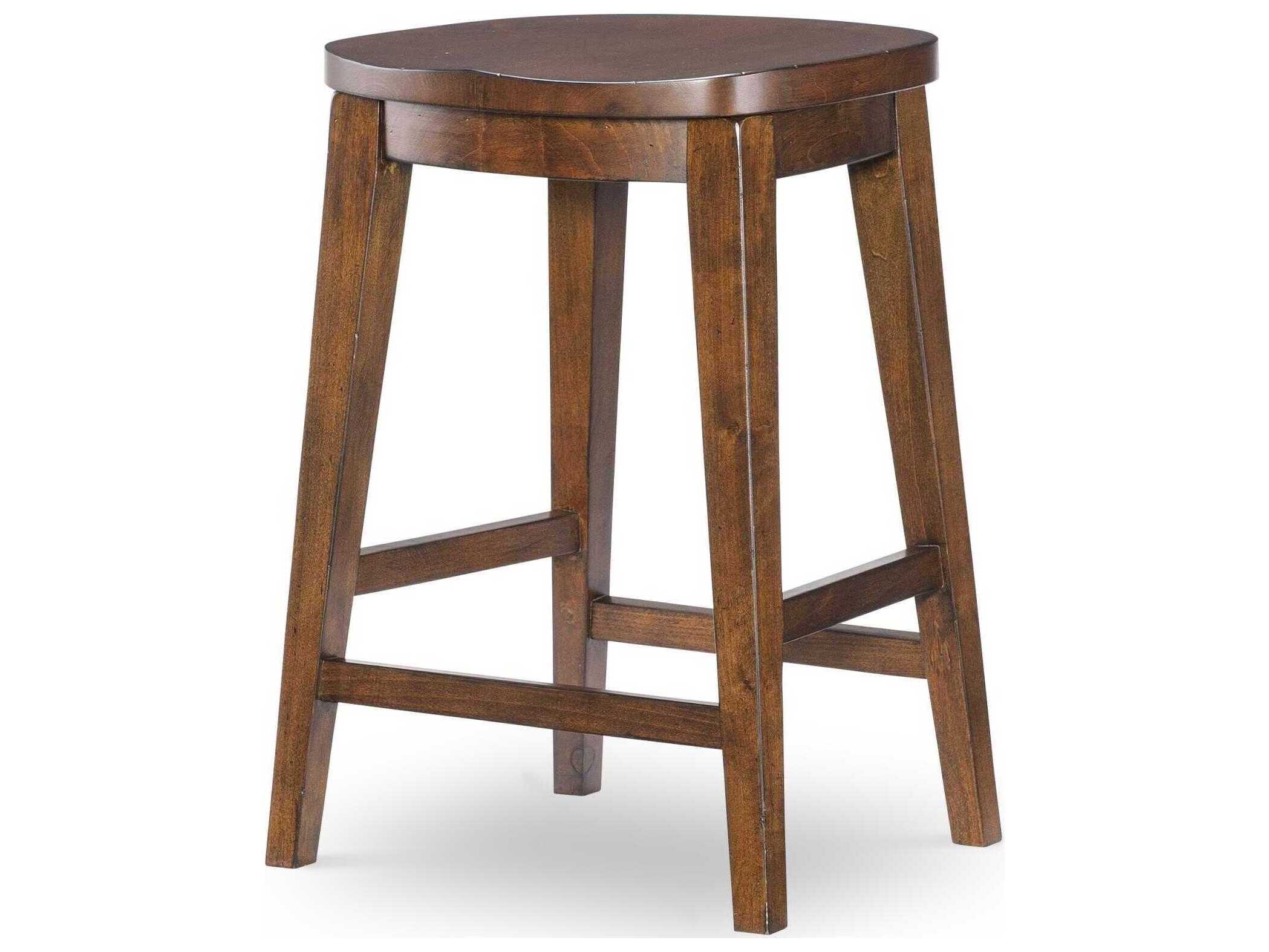Legacy Classic Fenmore Mocha And Distressed Cherry Poplar Wood Counter Stool