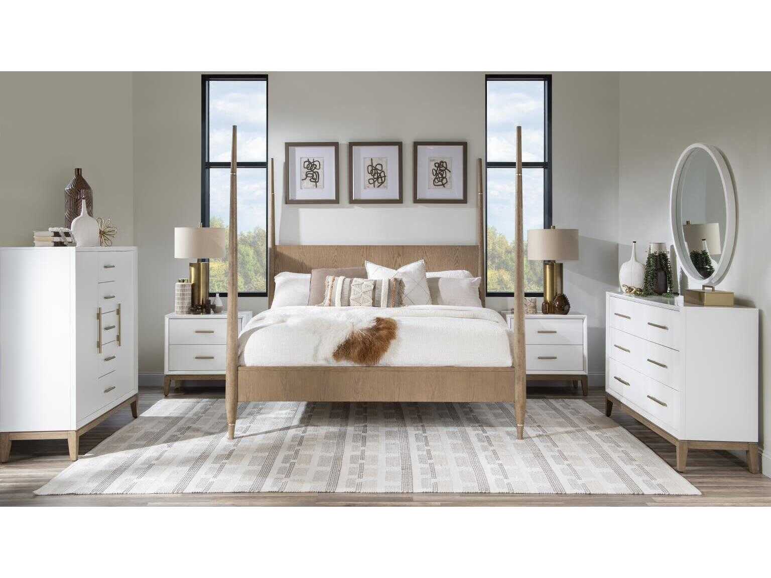 Legacy Classic Melrose 6-Drawers Oak Wood Double Dresser