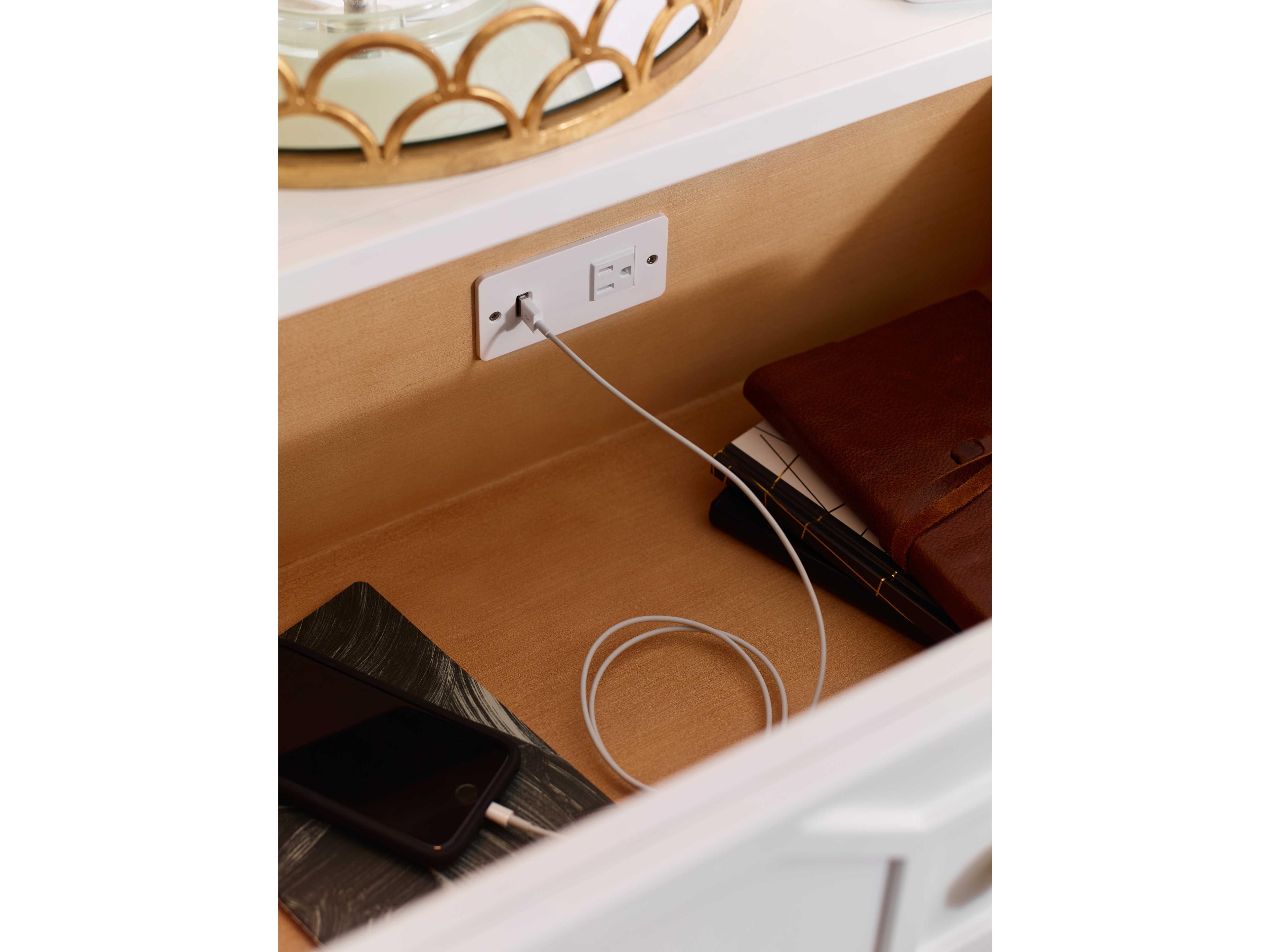 Legacy Classic Chelsea By Rachael Ray 2-Drawers Hardwood Nightstand