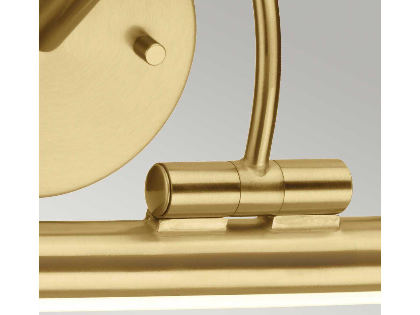 Lucas McKearn Alton 1-Light Brushed Brass Picture Light