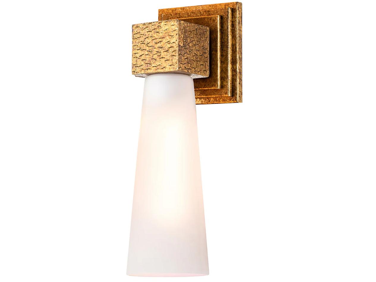 Lucas McKearn Kristy 1-Light Distressed Gold Wall Sconce