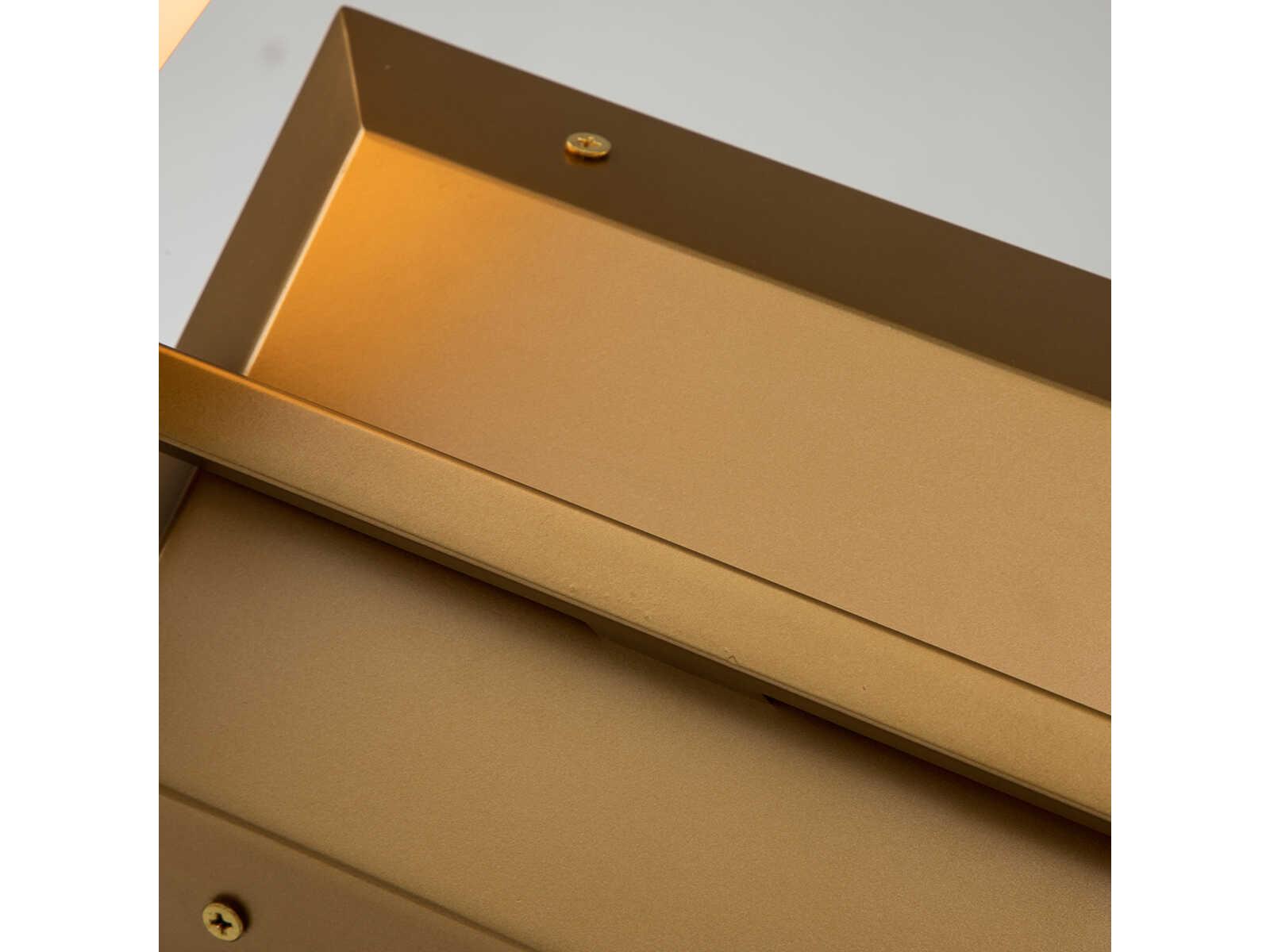 Lucas McKearn Lemuria 2-Light Laquered Gold Glass Vanity Light