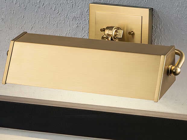 Lucas McKearn Cade 2-Light Brushed Brass Picture Light